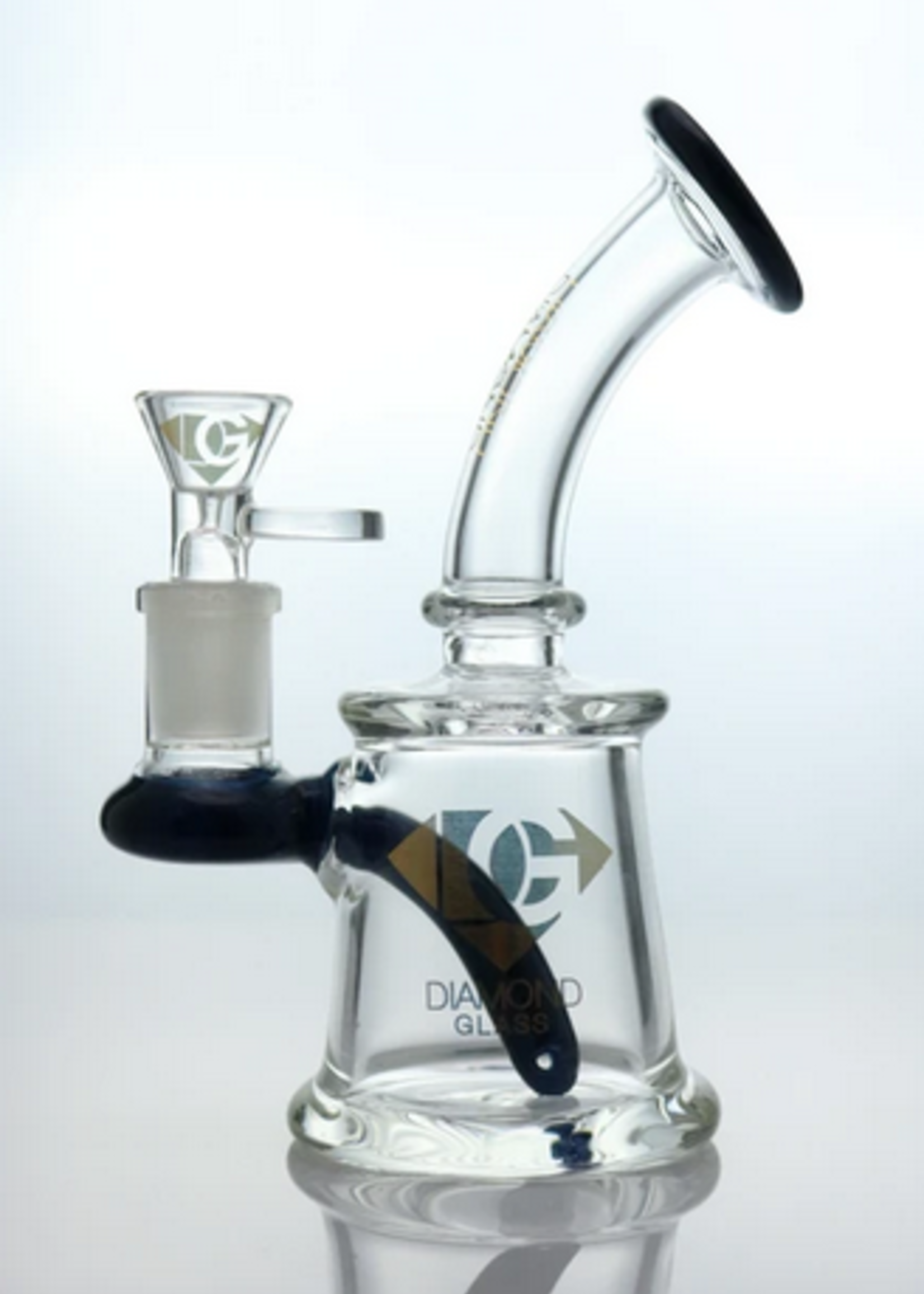Diamond Glass DG 5" Bub Stem DGR522