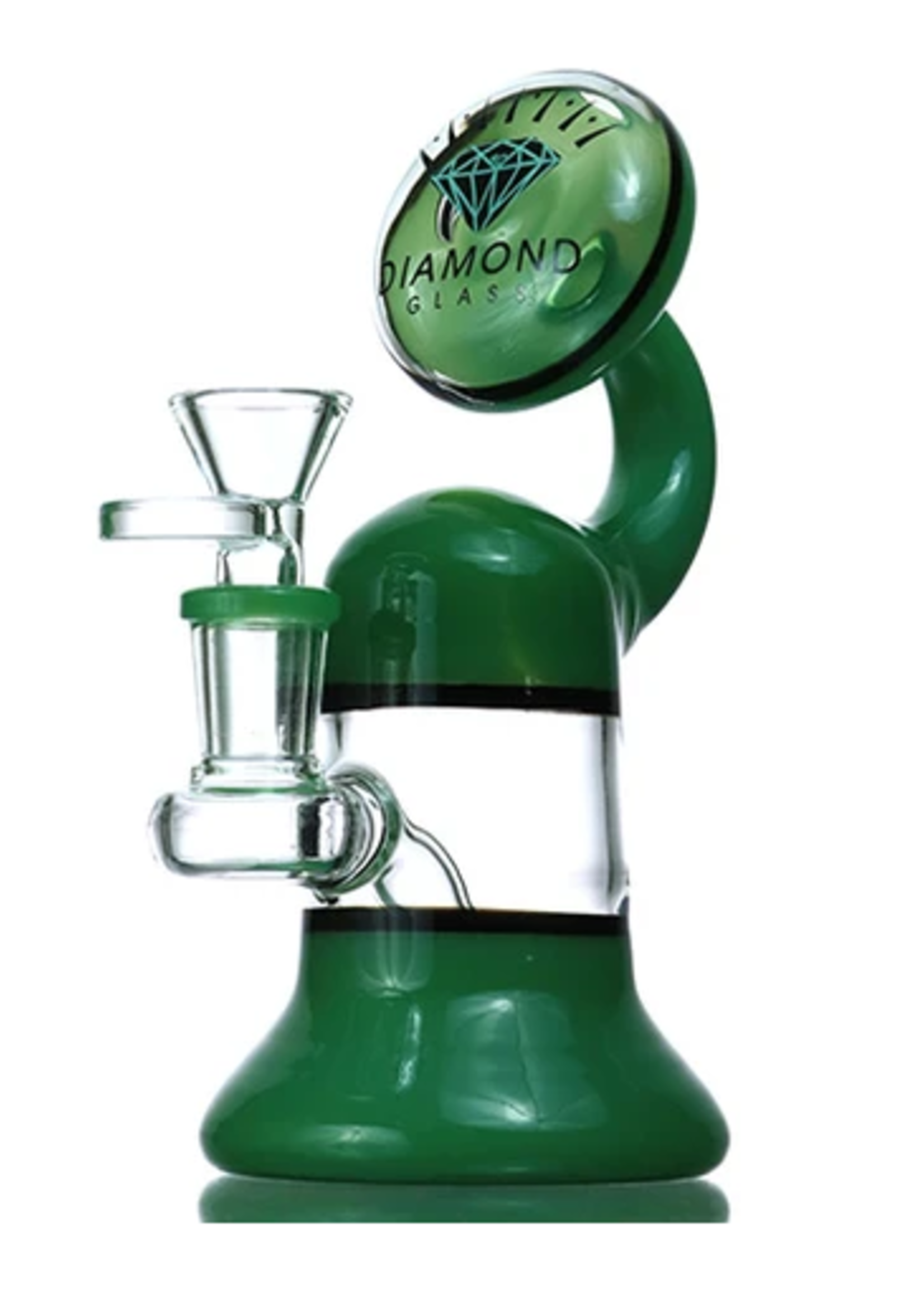 Diamond Glass DG 6" bell bub stem DGR1059