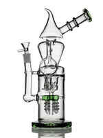 Generic 12" Water Pipe Recycler Dab Rig XJX-011