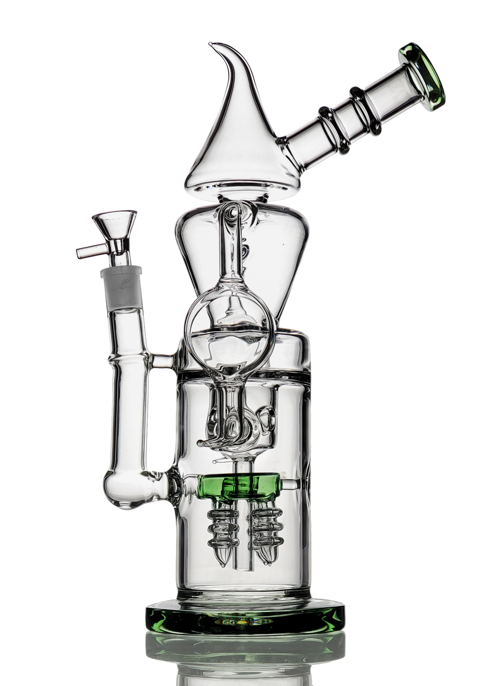 Generic 12" Water Pipe Recycler Dab Rig XJX-011