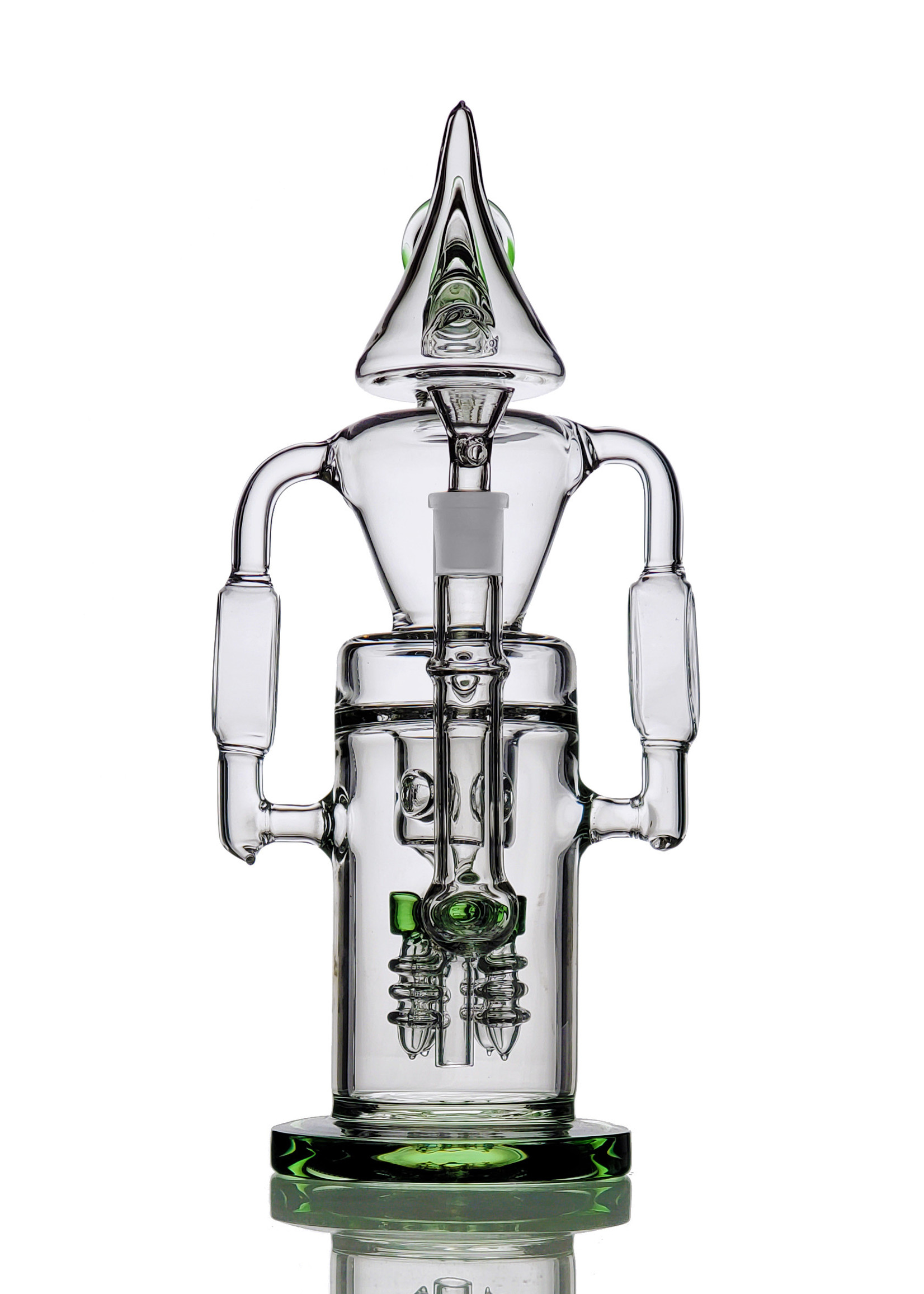 Generic 12" Water Pipe Recycler Dab Rig XJX-011