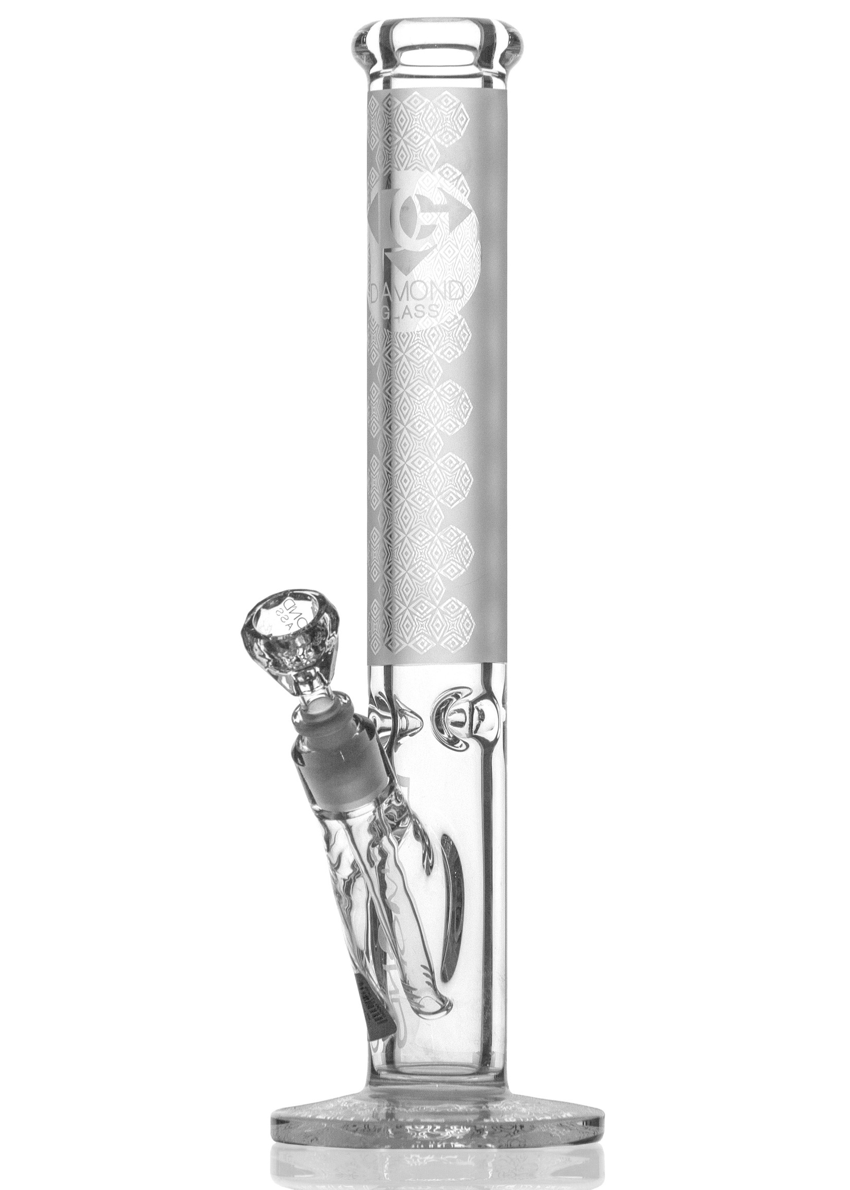 Diamond Glass DG 16" 7mm ST Sandblast Decal DG908K