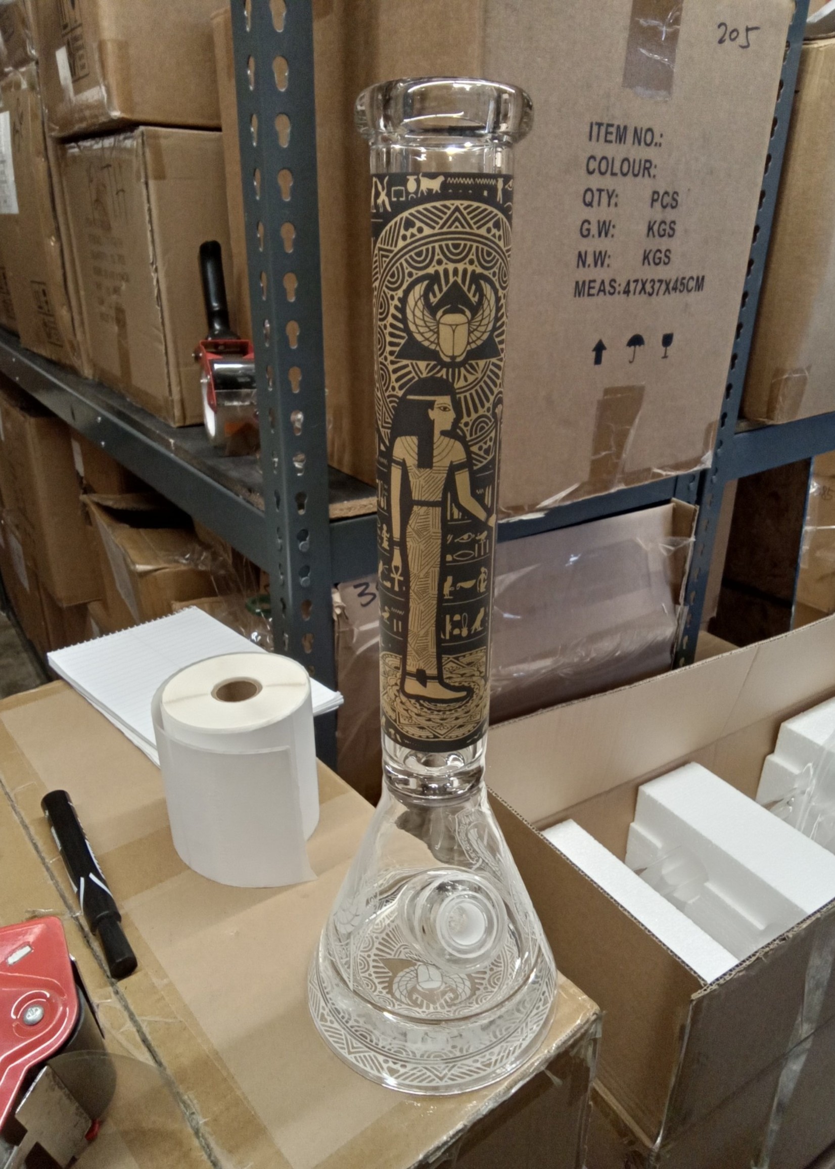 Generic 16" BK 7MM THICK BASE W DECALS V1020