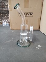 black & mild 9" Water Pipe Inline Perc w Honeycomb LZ-055