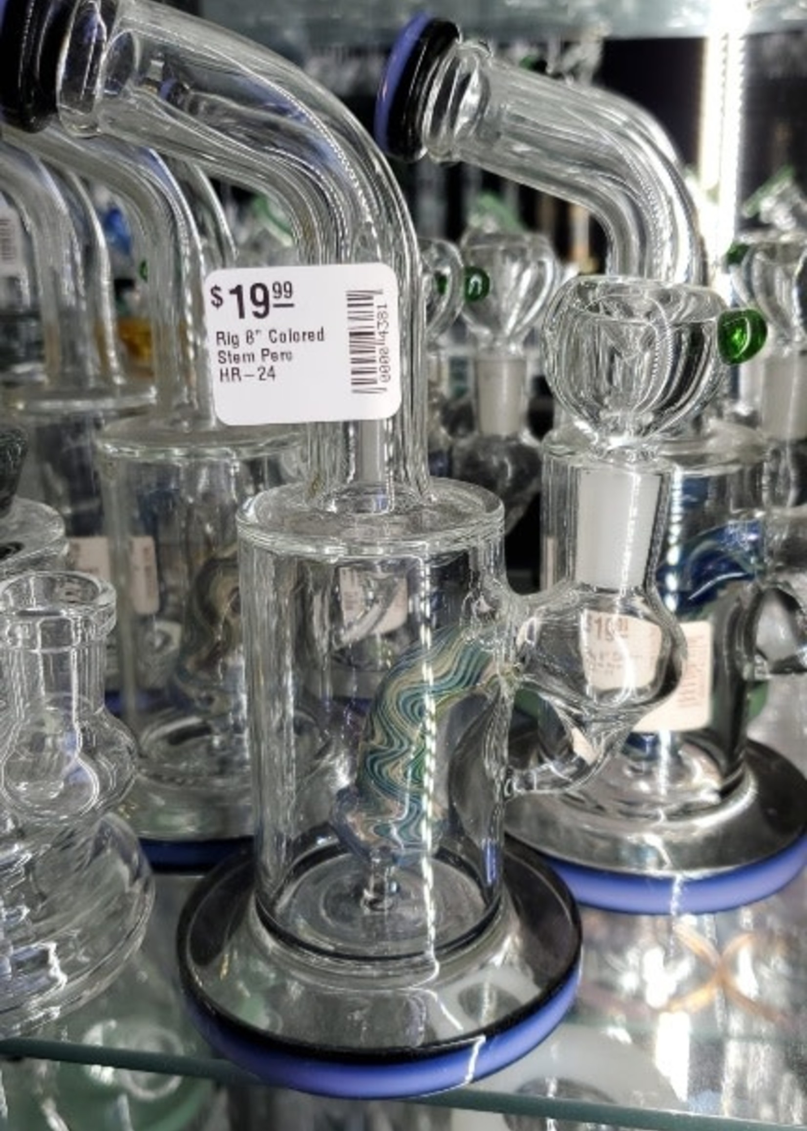 Generic Rig 8" Colored Stem Perc HR-24