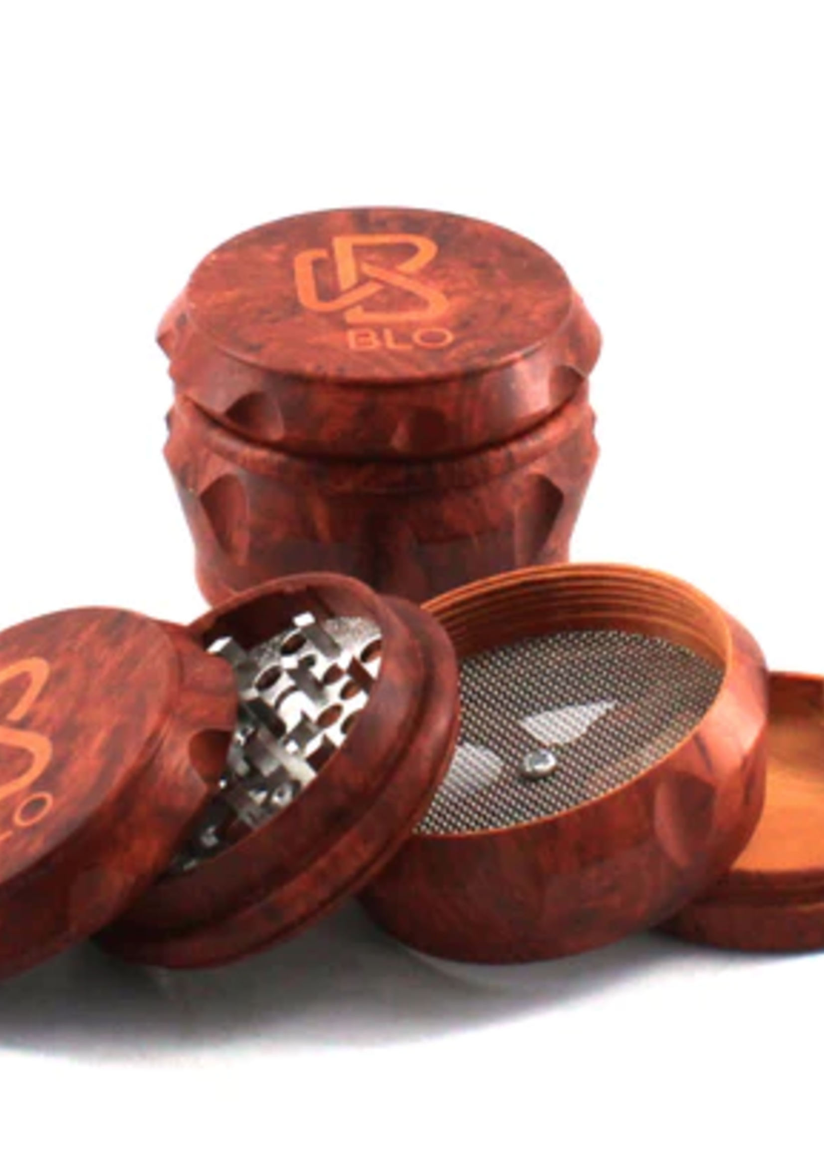 Blo BLO Wooden Grinder 55MM 4 Pc