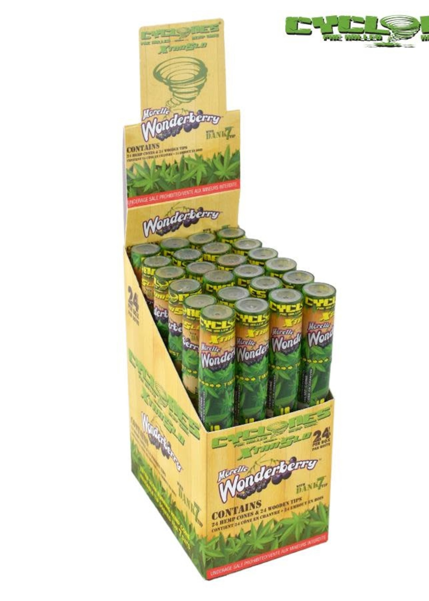 Cyclone Cyclone XTRASLO Hemp Cones - 24 CT