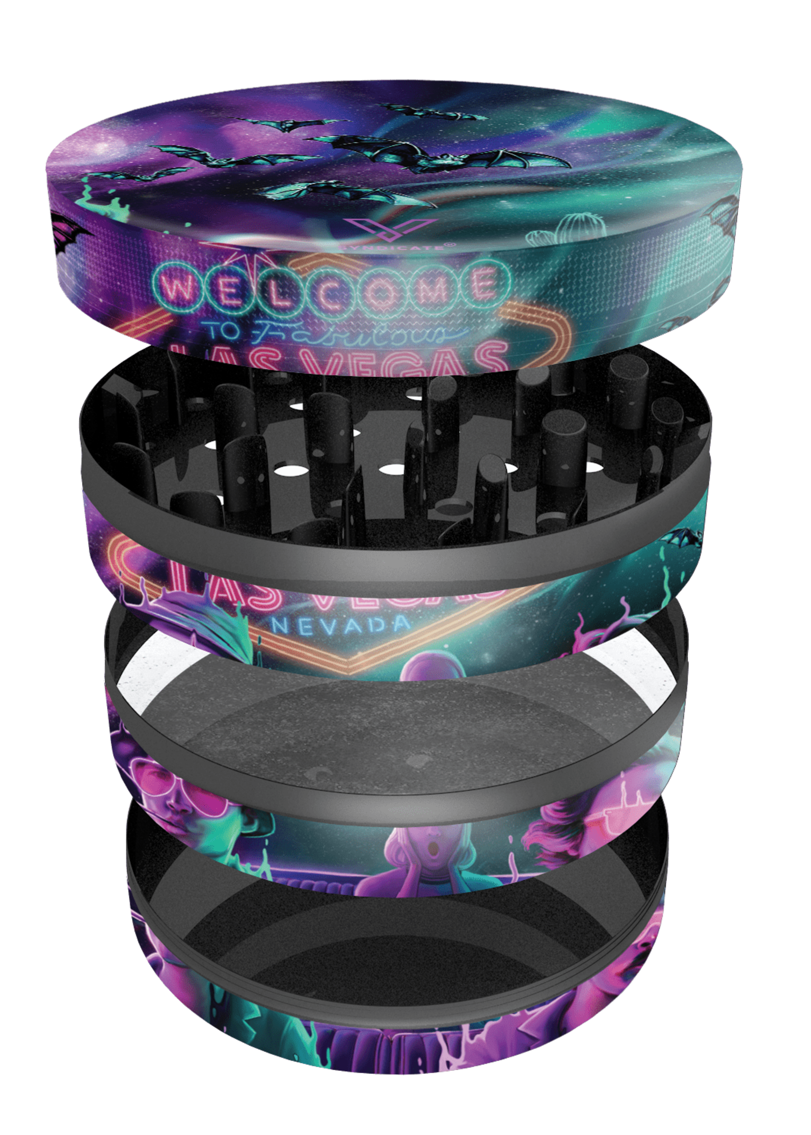 Sharpshred Grinder Sharpshred 360 Herb Grinder 63MM 4 PC