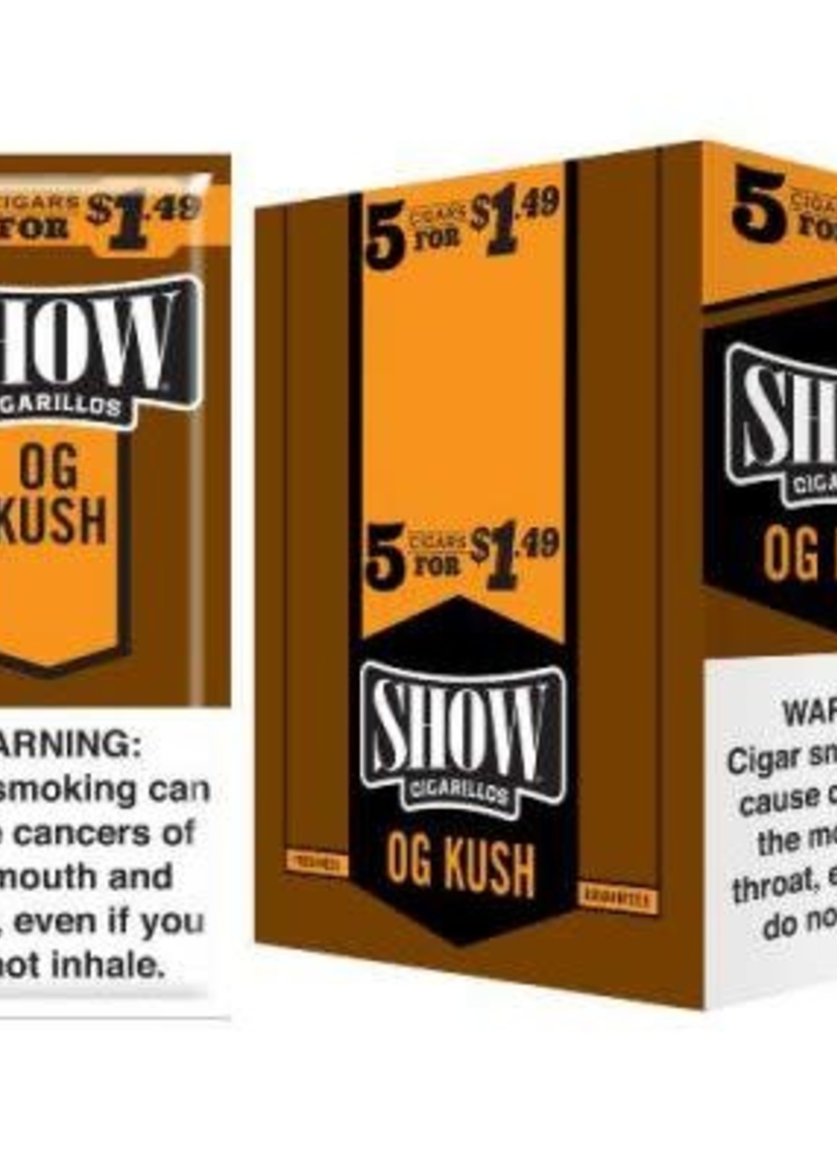 Show Show Cigarillos 15 ct 5 FOR $1.49