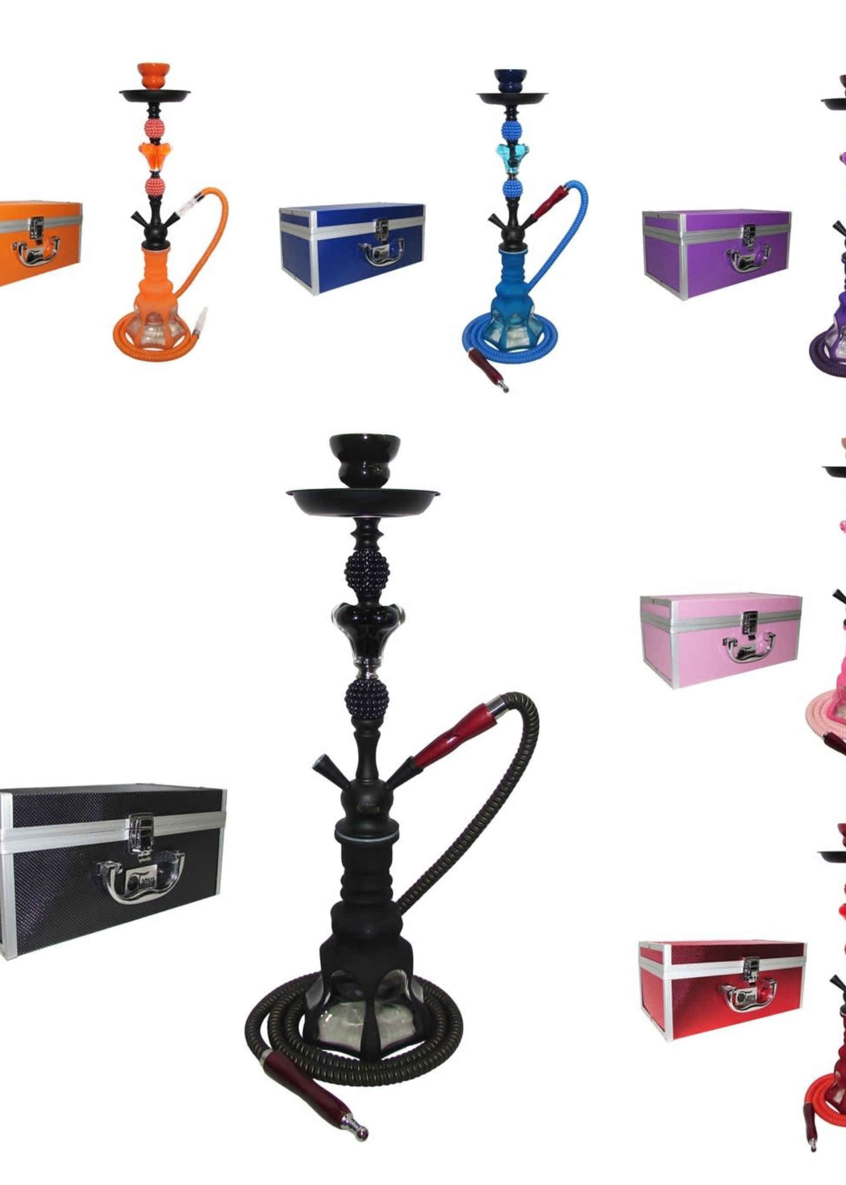 Tanya Tanya Smoke Series 21" Hammer 1 Hose Hookah Set With Carrying Case