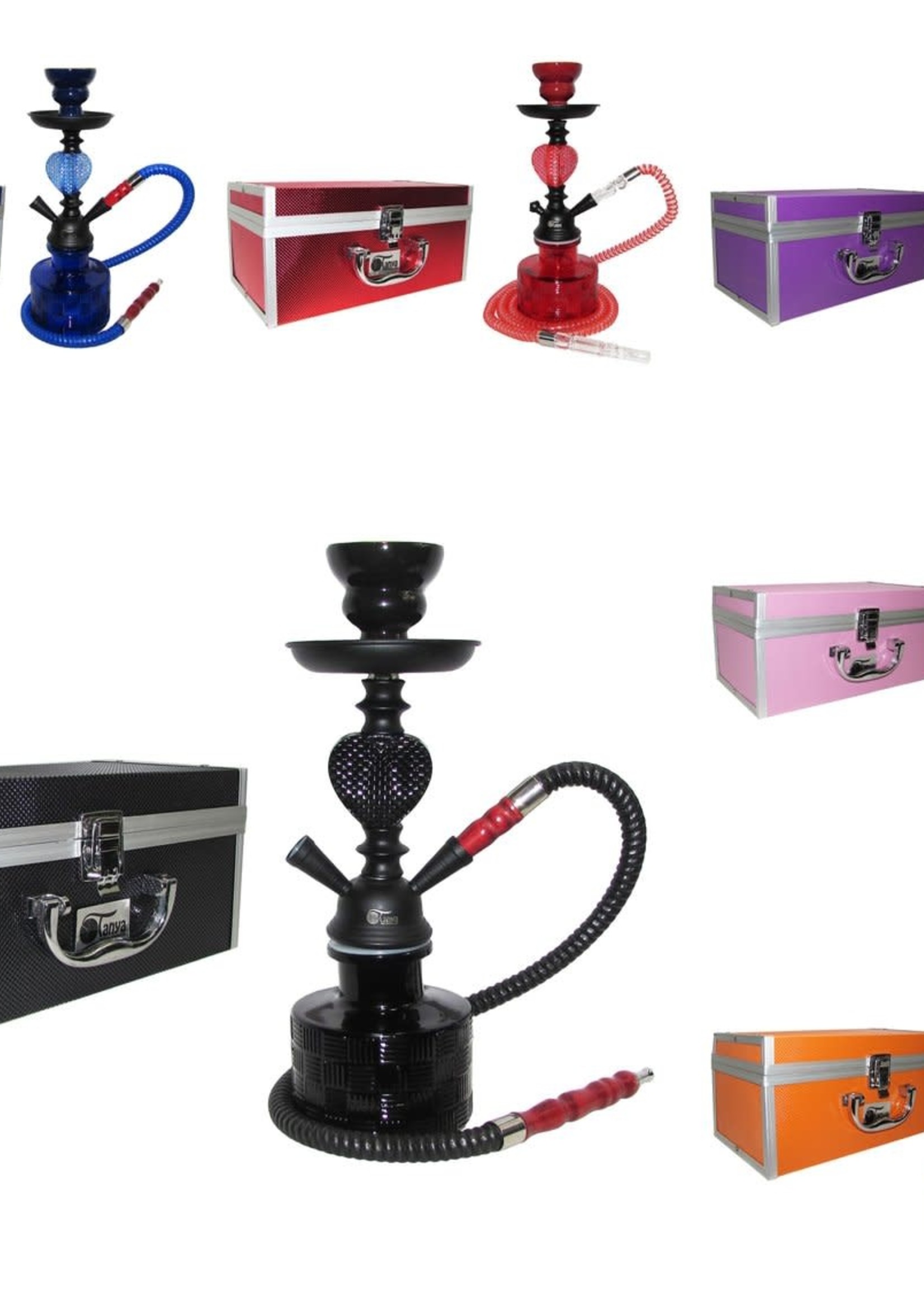 Tanya Tanya Smoke Series 14" Dr Strange 1 Hose Hookah Set With Carrying Case