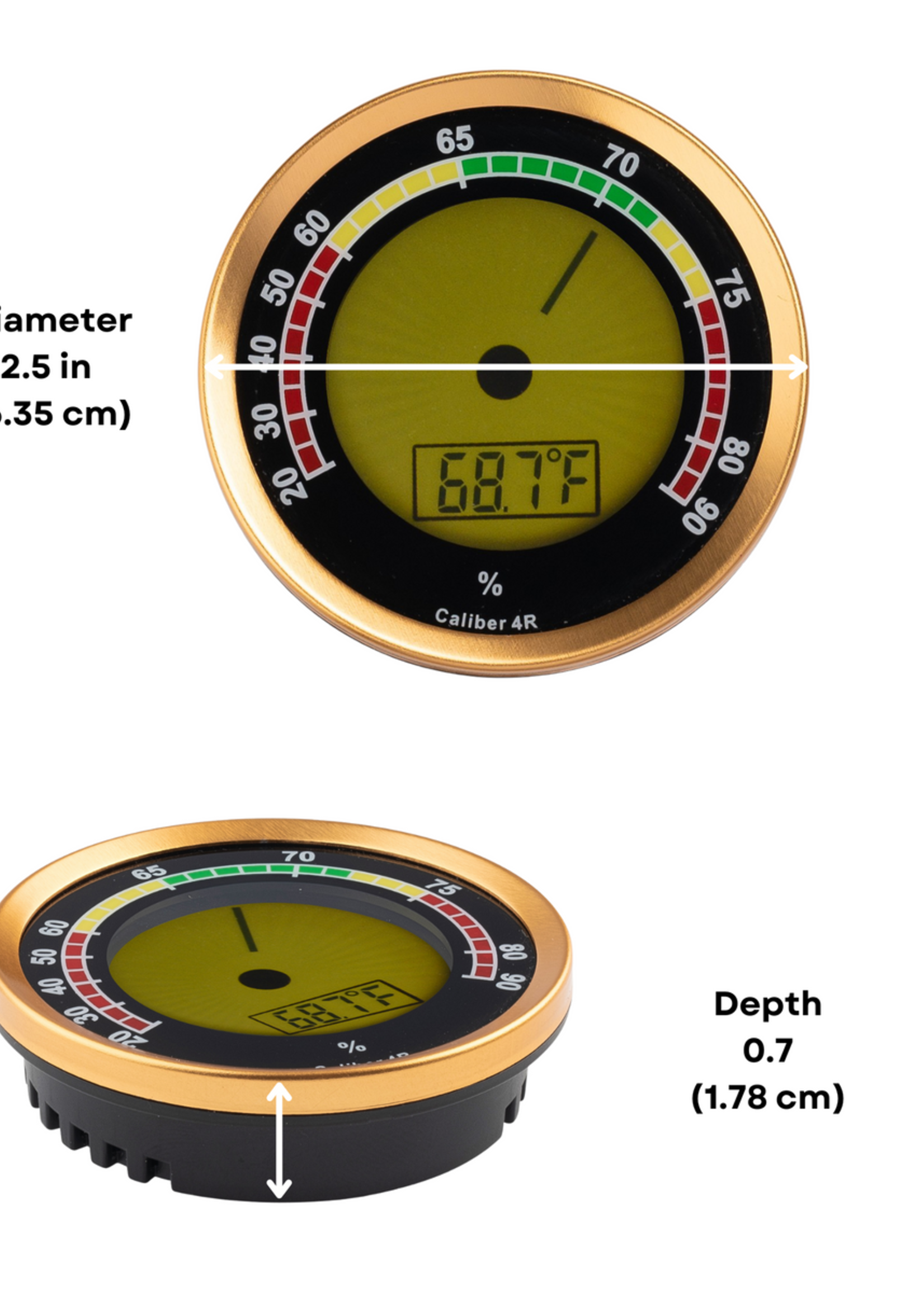 Cigar Oasis Oasis Caliber 4R Digital Hygrometer
