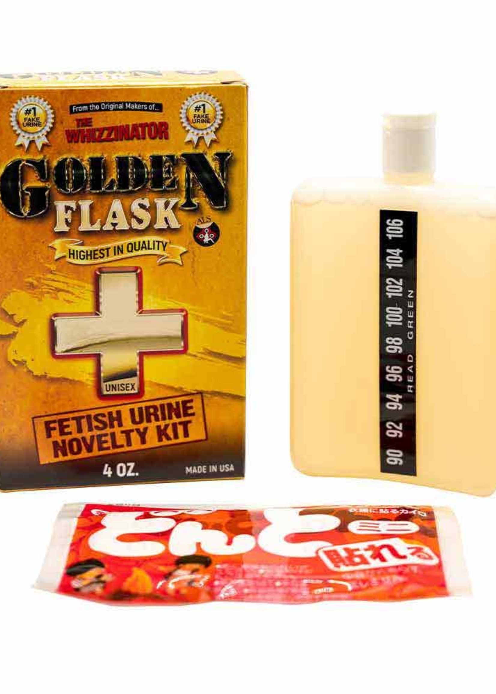 Whizzinator Golden Flask 4 oz