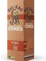 Zig-Zag Zig-Zag Unbleached Cones King Size 100ct 109/26