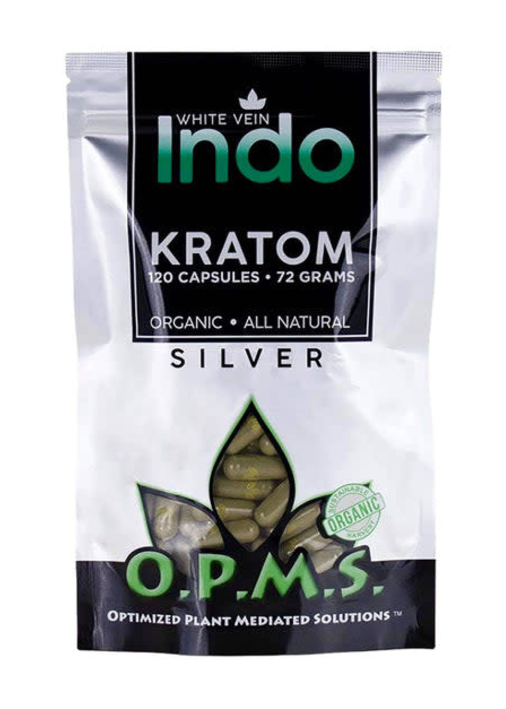 OPMS OPMS Kratom Silver 120ct