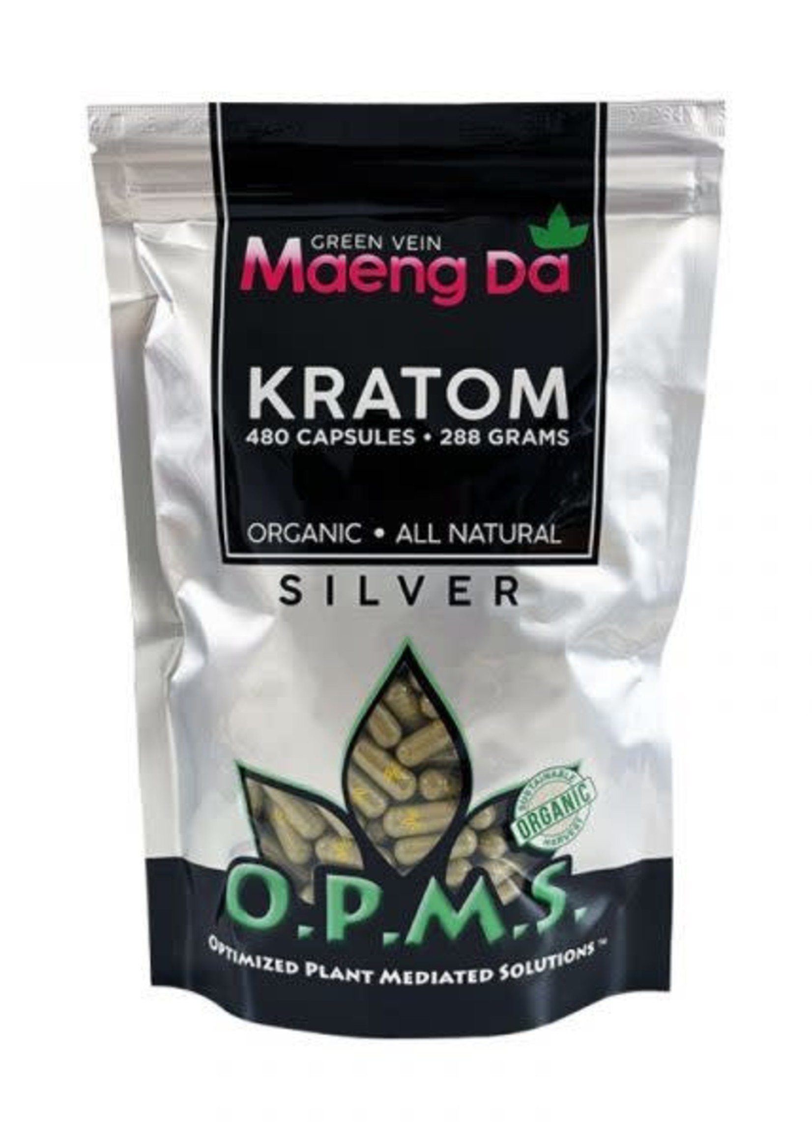 OPMS OPMS Kratom Silver 480ct