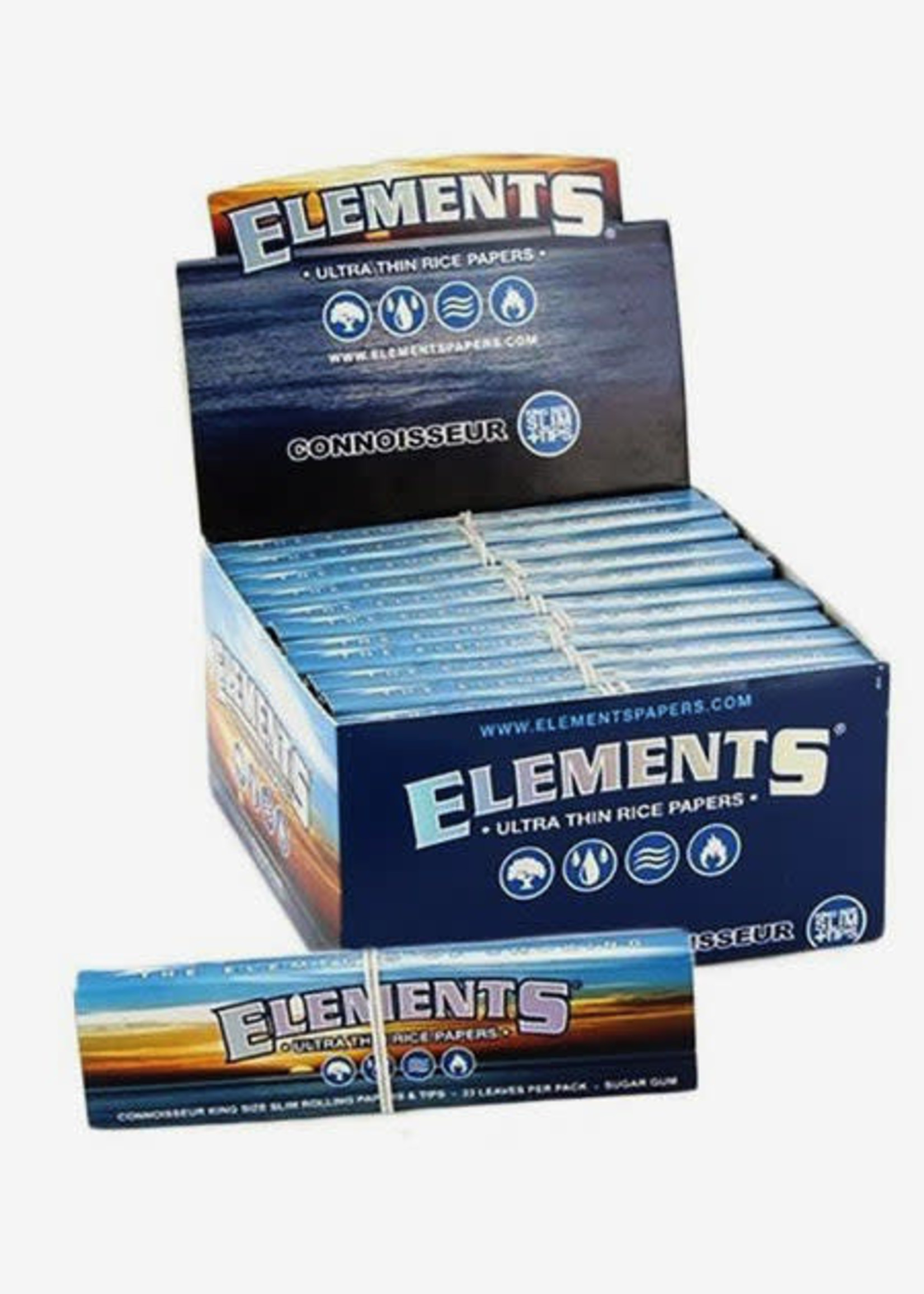 Elements Elements Connoisseur+Tips King Size Slim 24ct