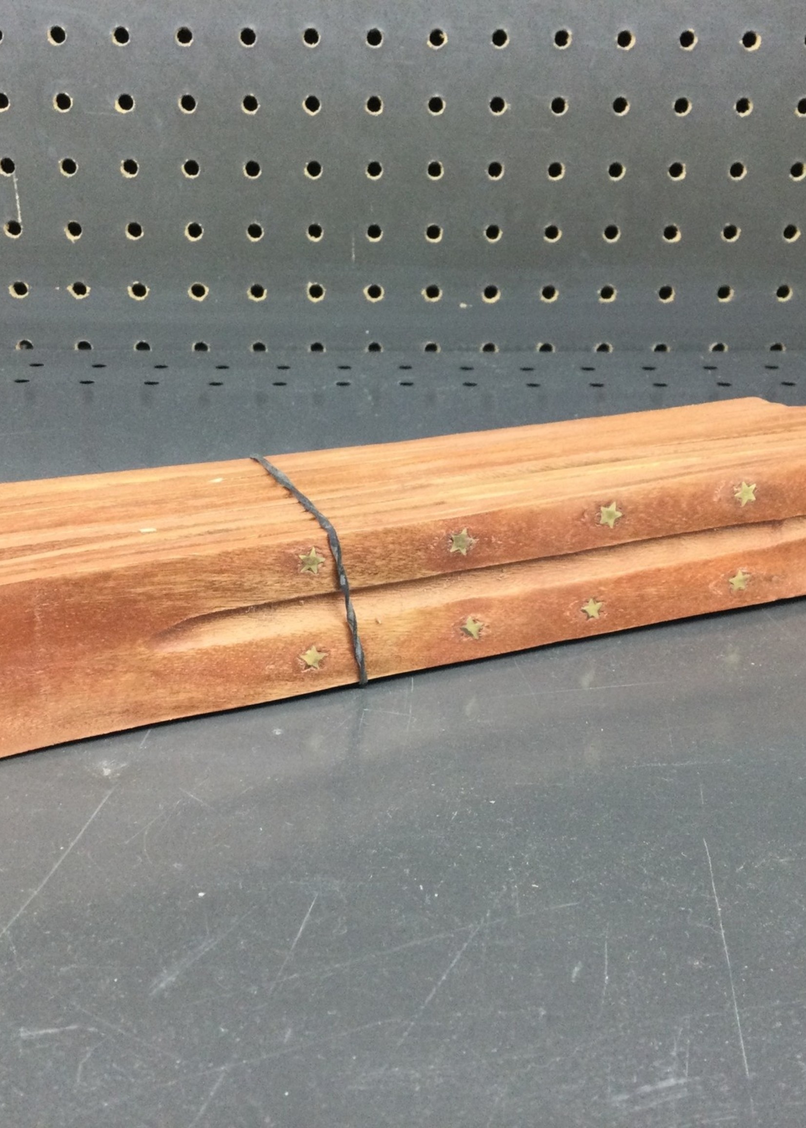 IAI Corporation Wood Incense Holder & Ash Catcher W Inlay 12ct