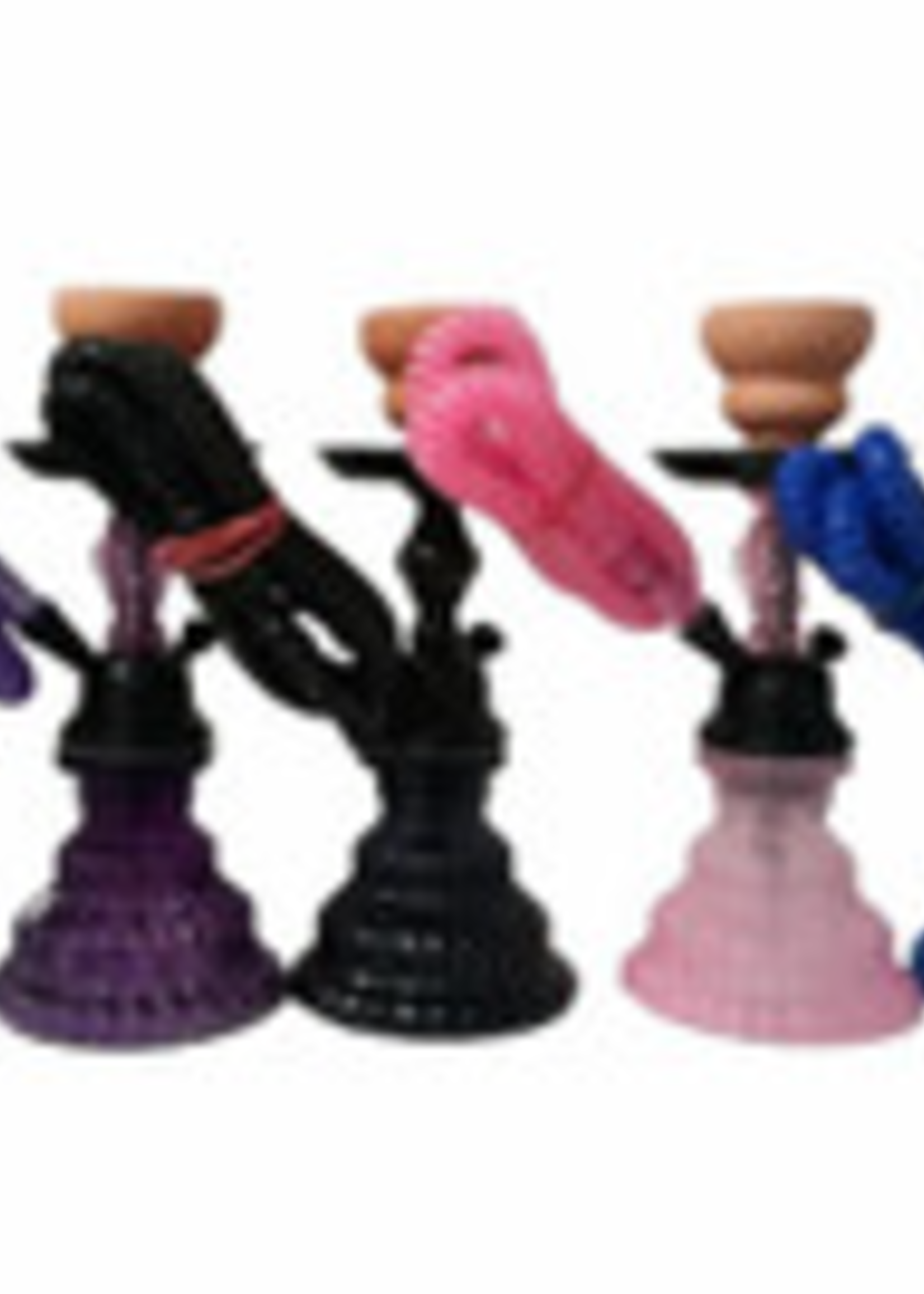 Zebra Zebra Black Thunder Hookah - 1 Hose