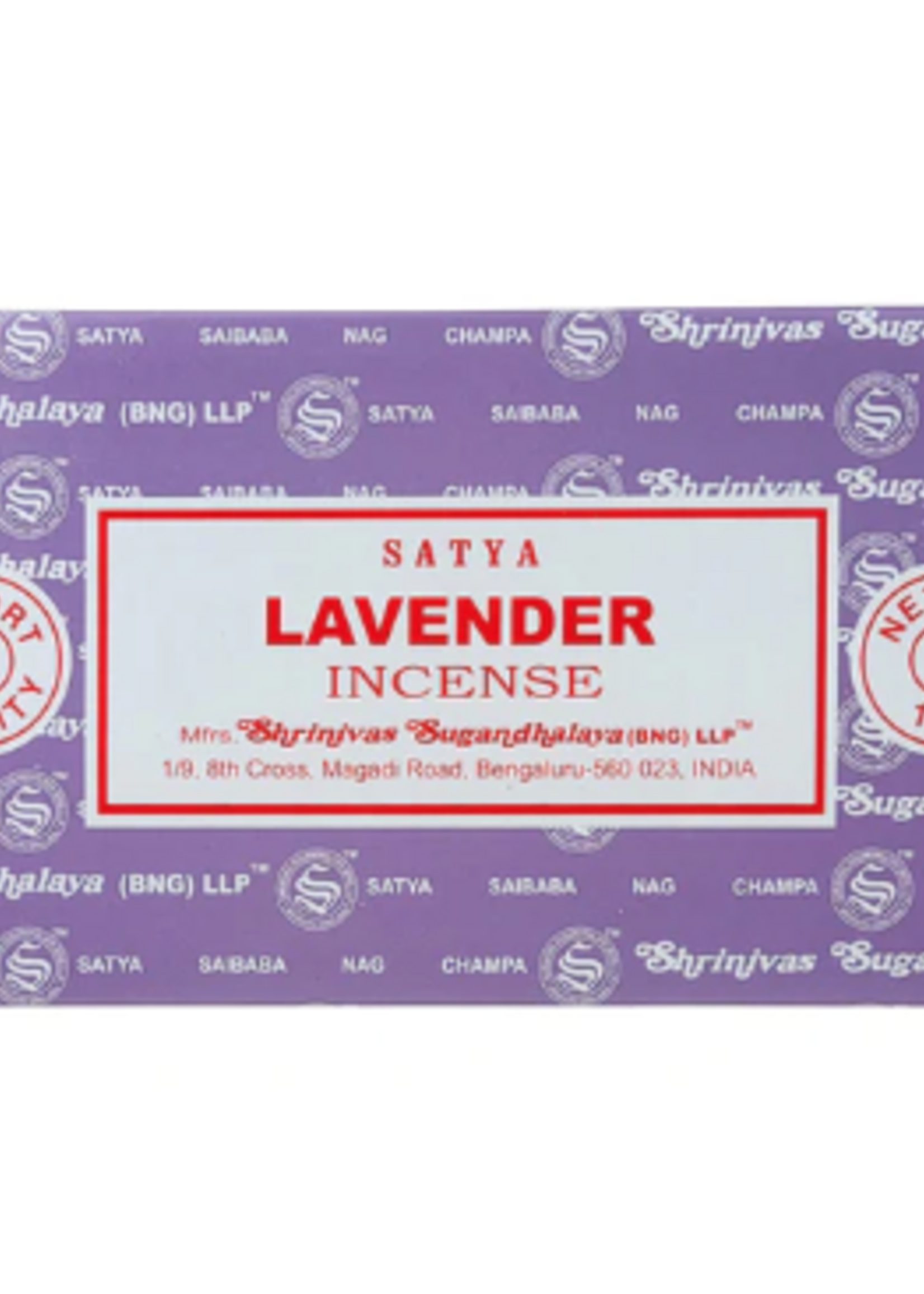Satya Satya 15G Incense 12ct Lavender