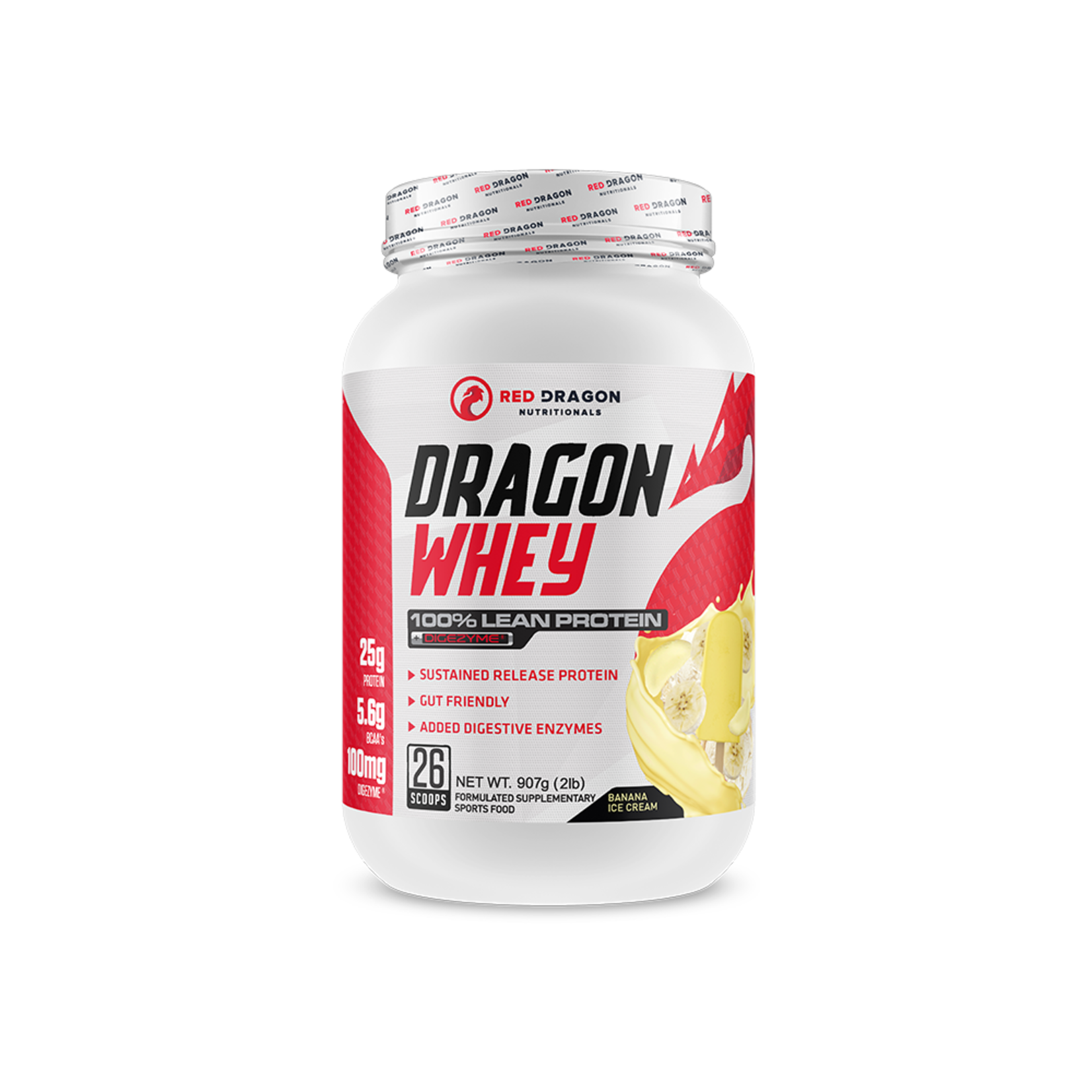 Red Dragon Nutritionals Dragon Whey 100% Lean Protein by Red Dragon Nutritionals