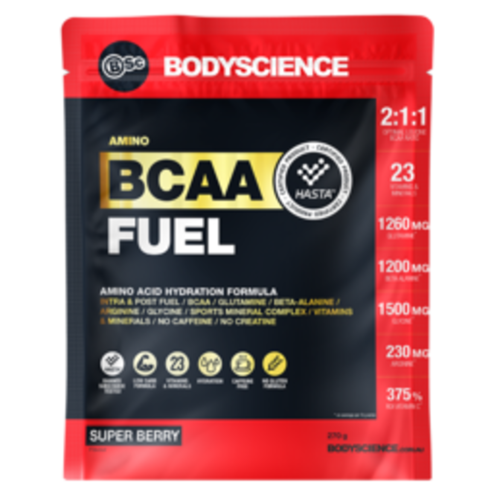 Body Science BSC Essential Amino BCAA Fuel 270g