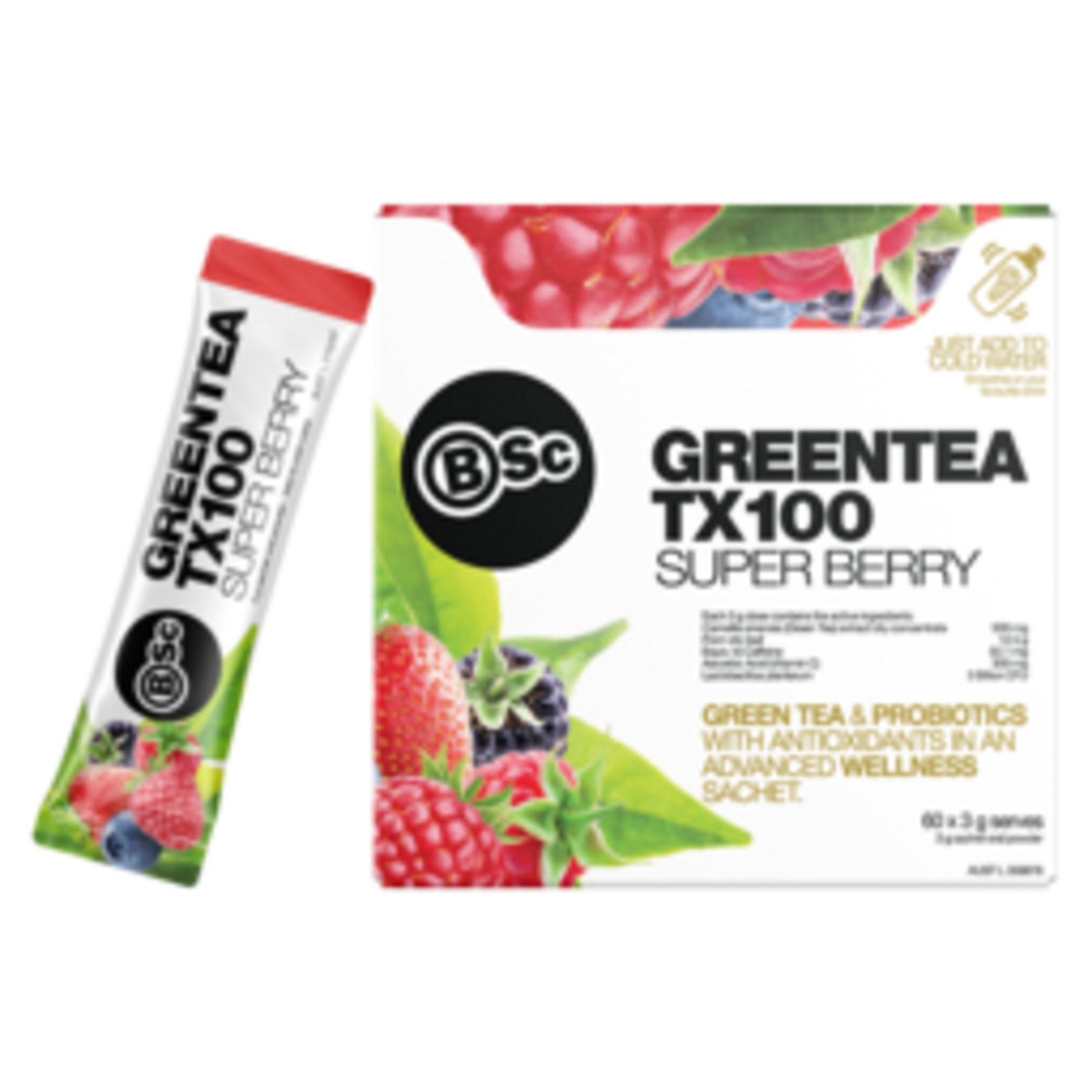 Body Science BSC Green tea TX100 Single Serve Sachets