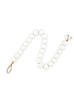 White Glass Decor Beads