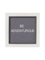 White on Gray 14" Letter Board