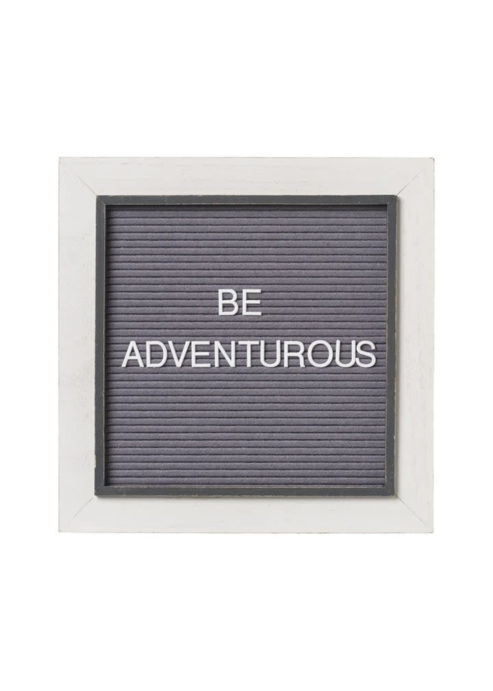 White on Gray 14" Letter Board