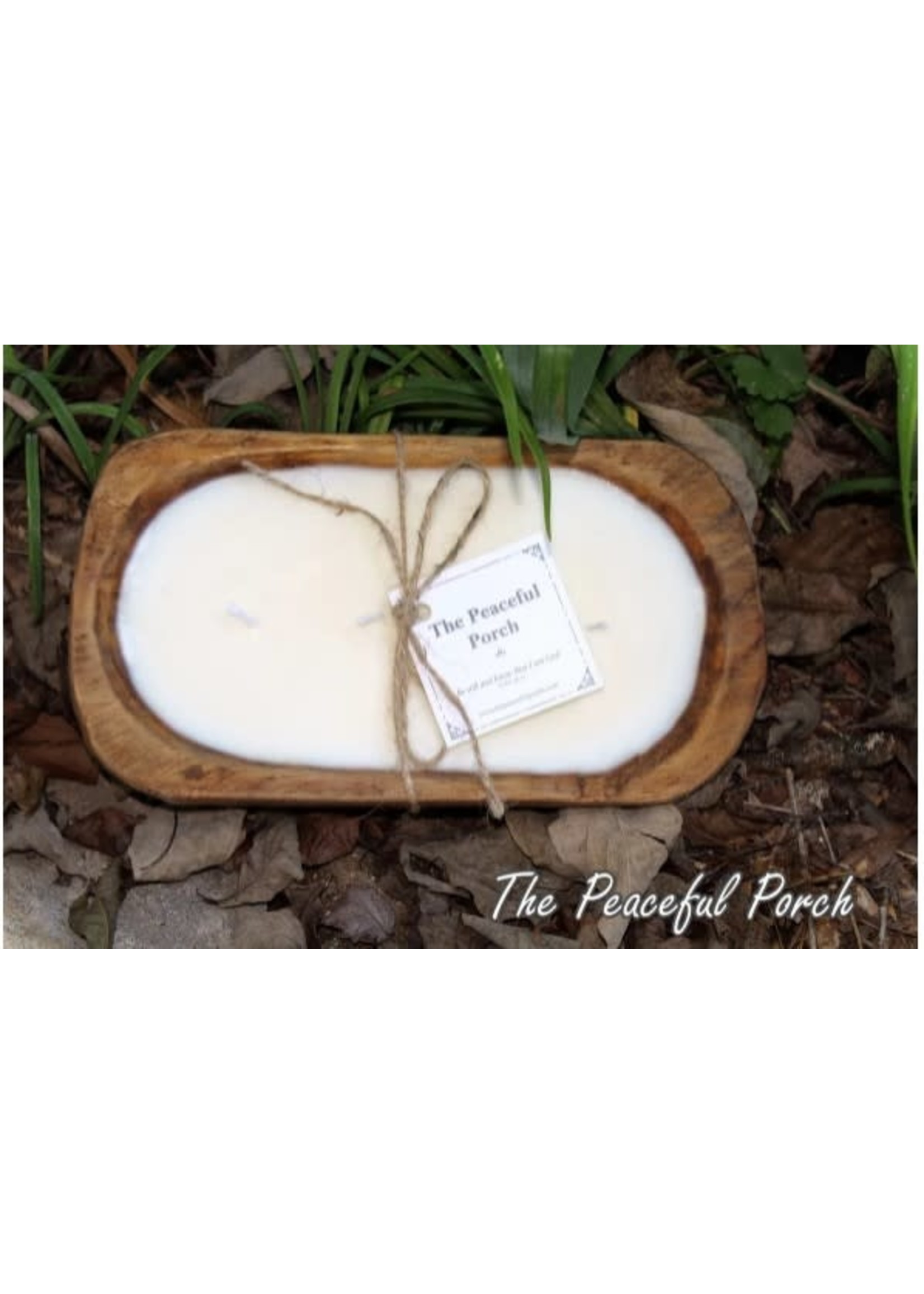 The Peaceful Porch Candle Company Peace on the Porch Dough Bowl Candle