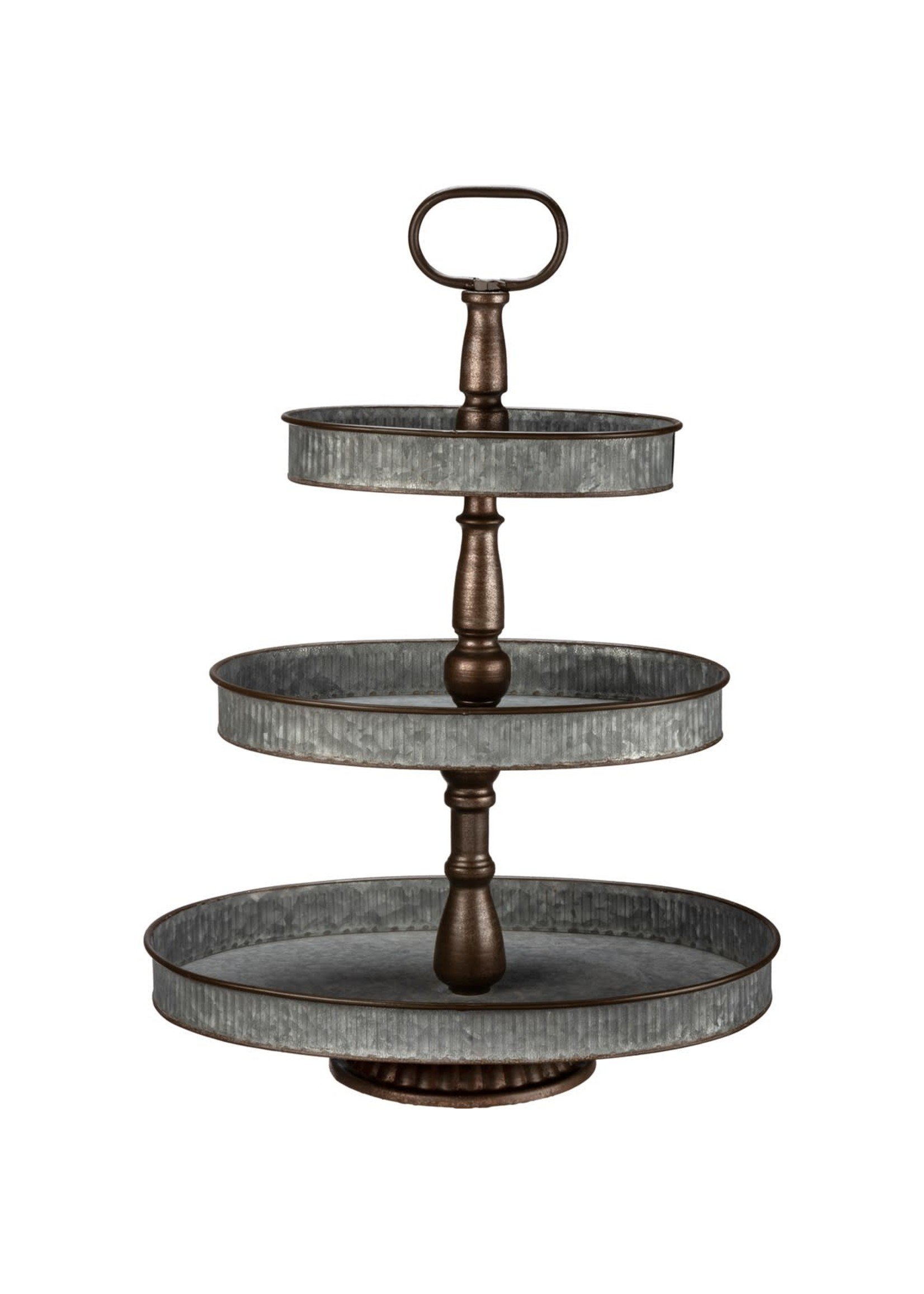 Tray - Three Tiered Oval