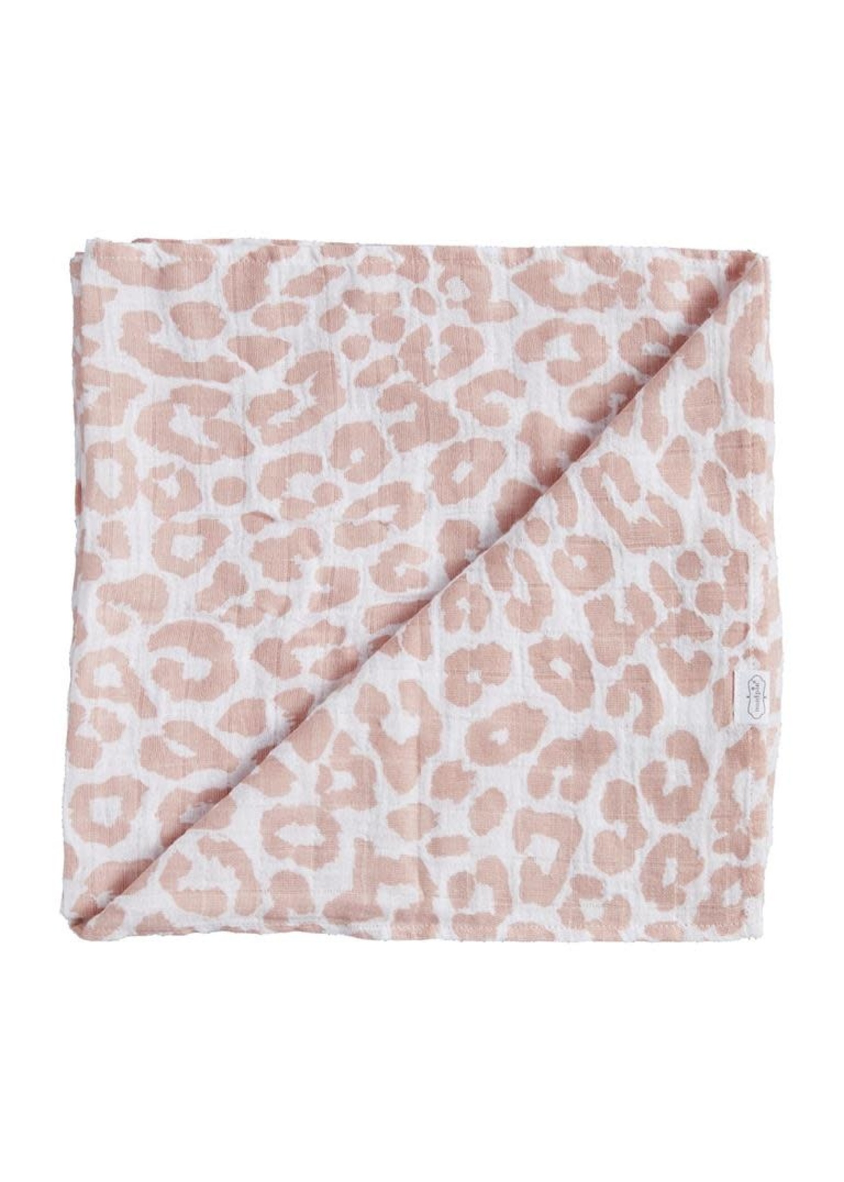 Mauve Leopard Swaddle