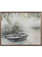 Wooden Boat on lake