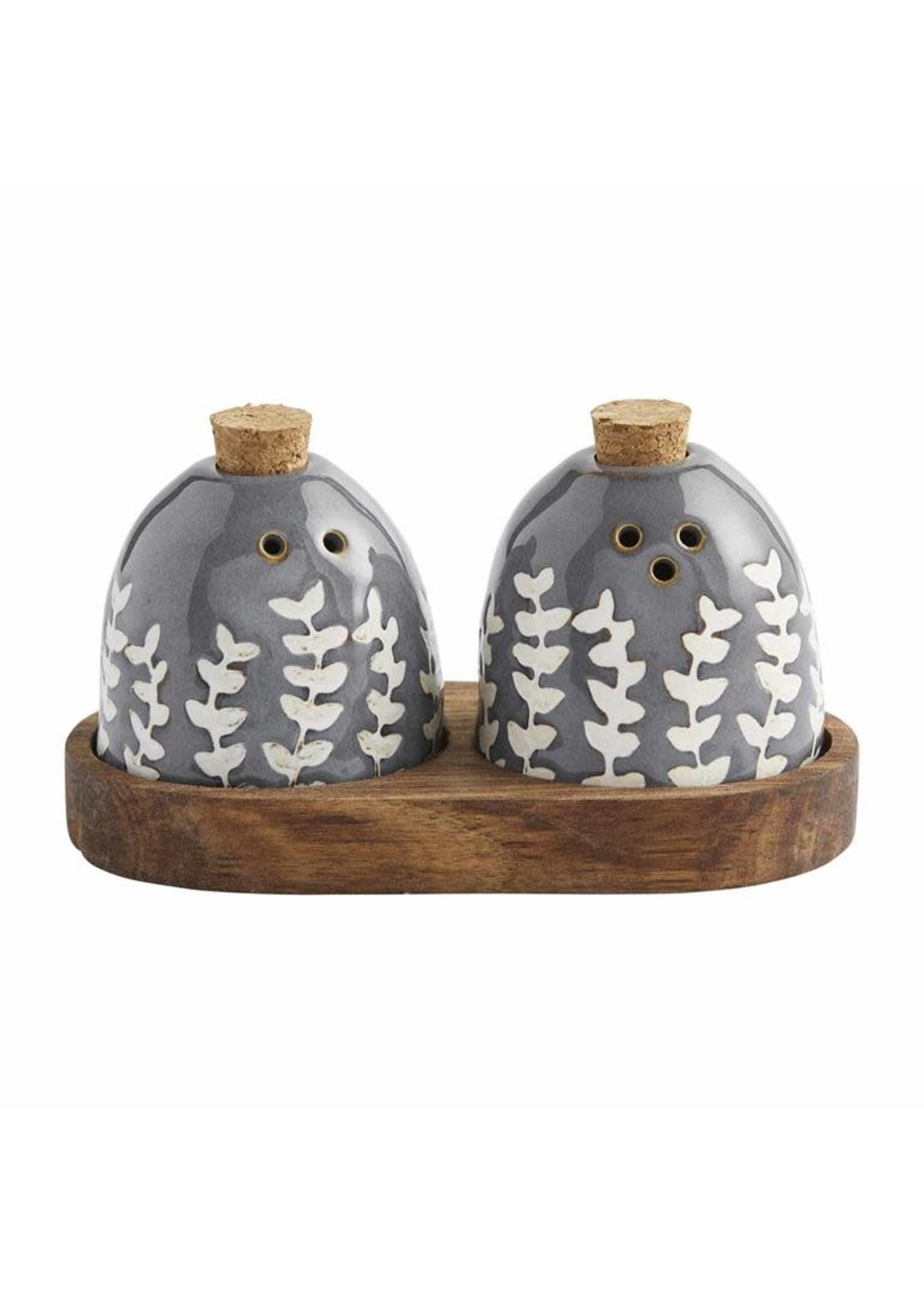 Reactive Leaf Salt & Pepper Shakers Set