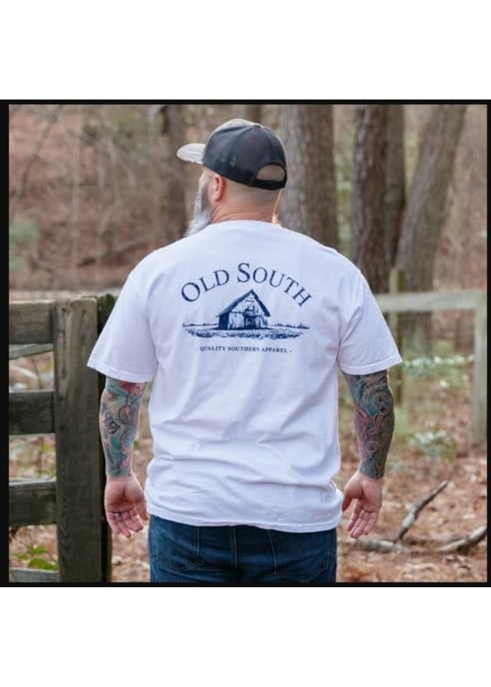 Old South Barn White Short Sleeve