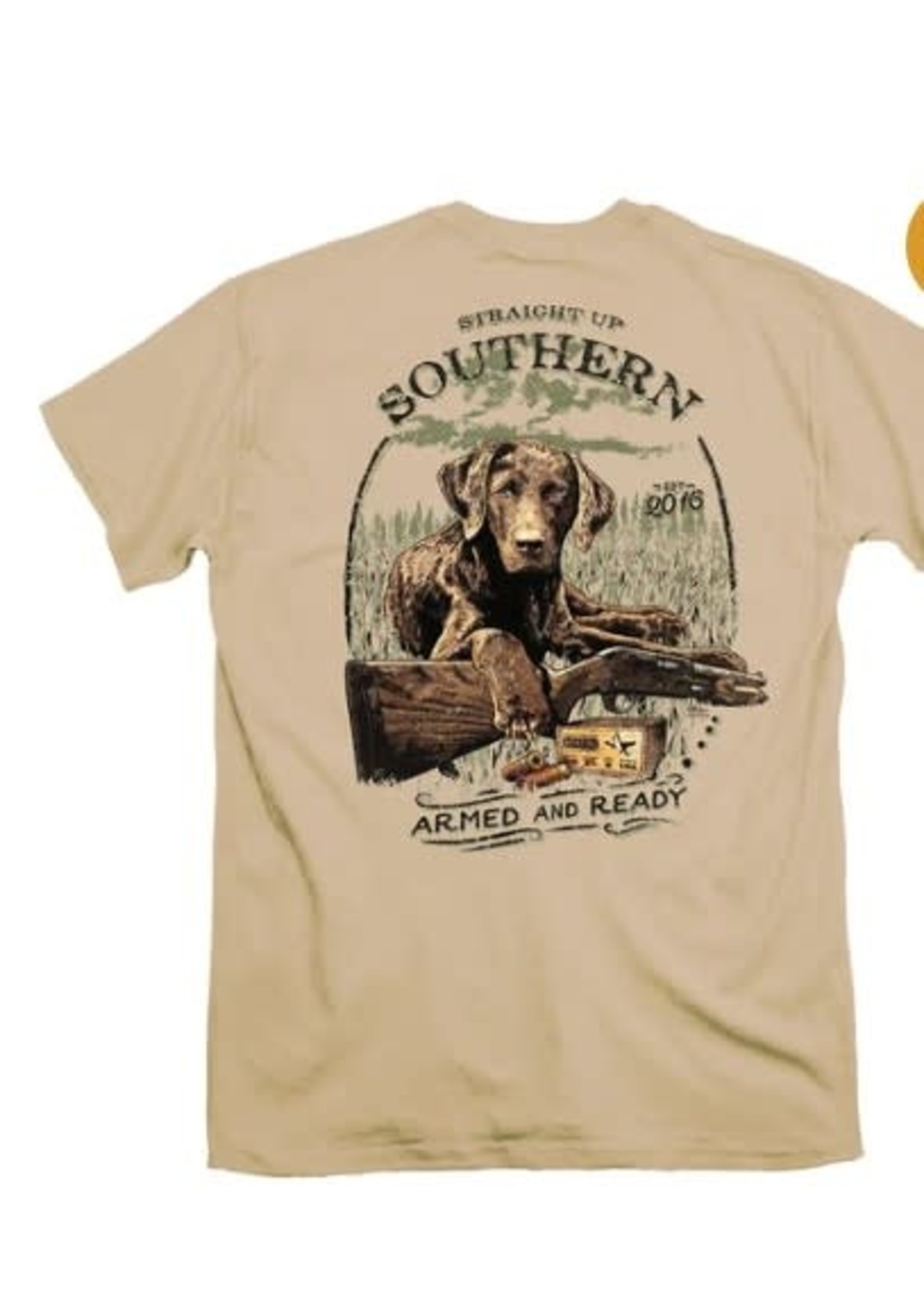 Straight Up Southern Armed and Ready Short Sleeve