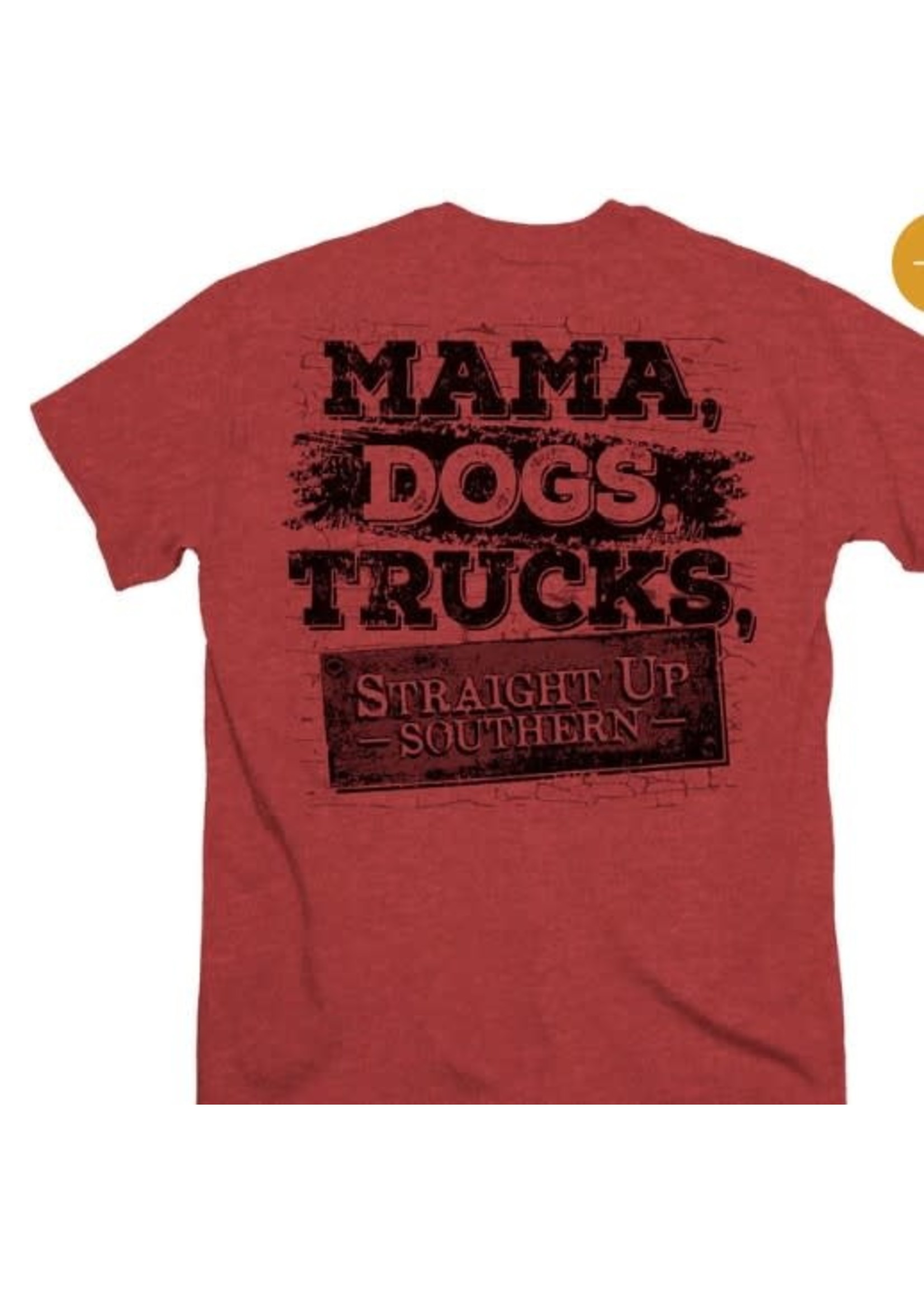 Straight Up Southern Mama, Dogs, Trucks Short Sleeve Youth