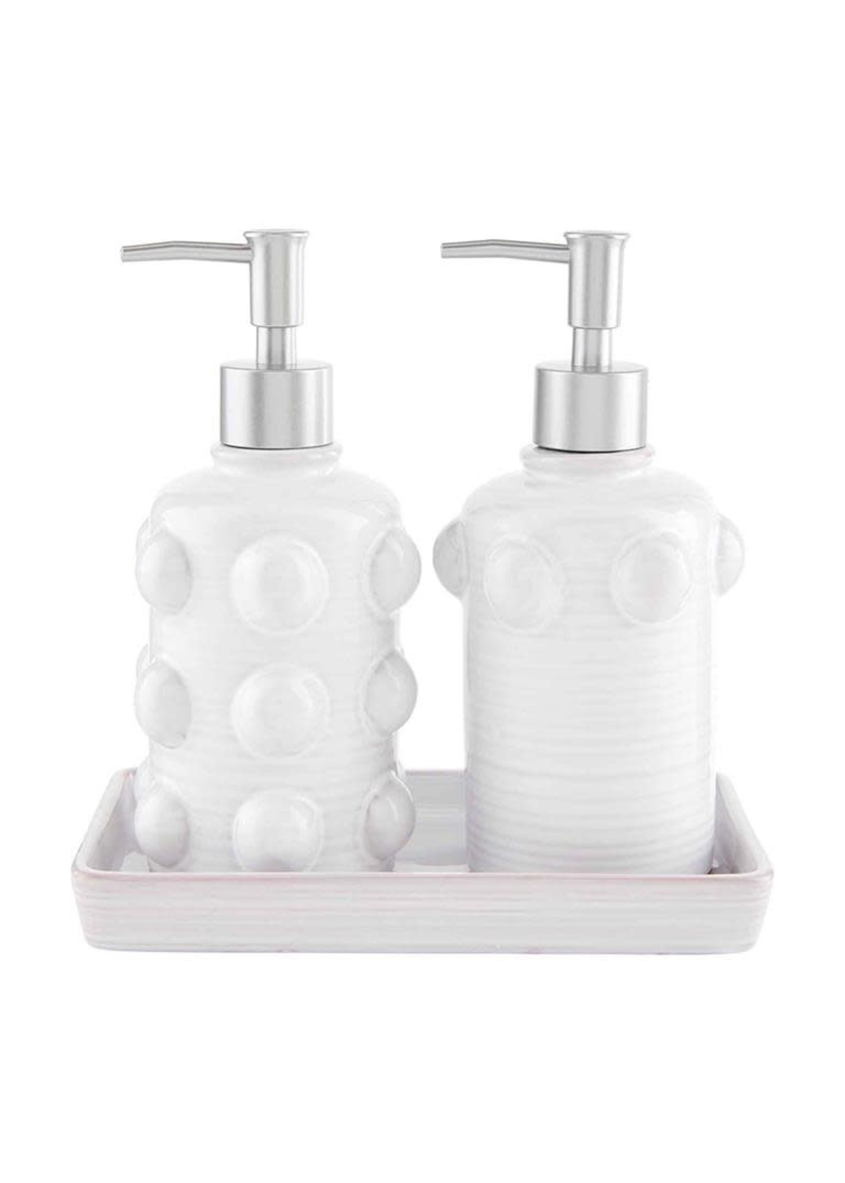 Beaded Ceramic Soap Set