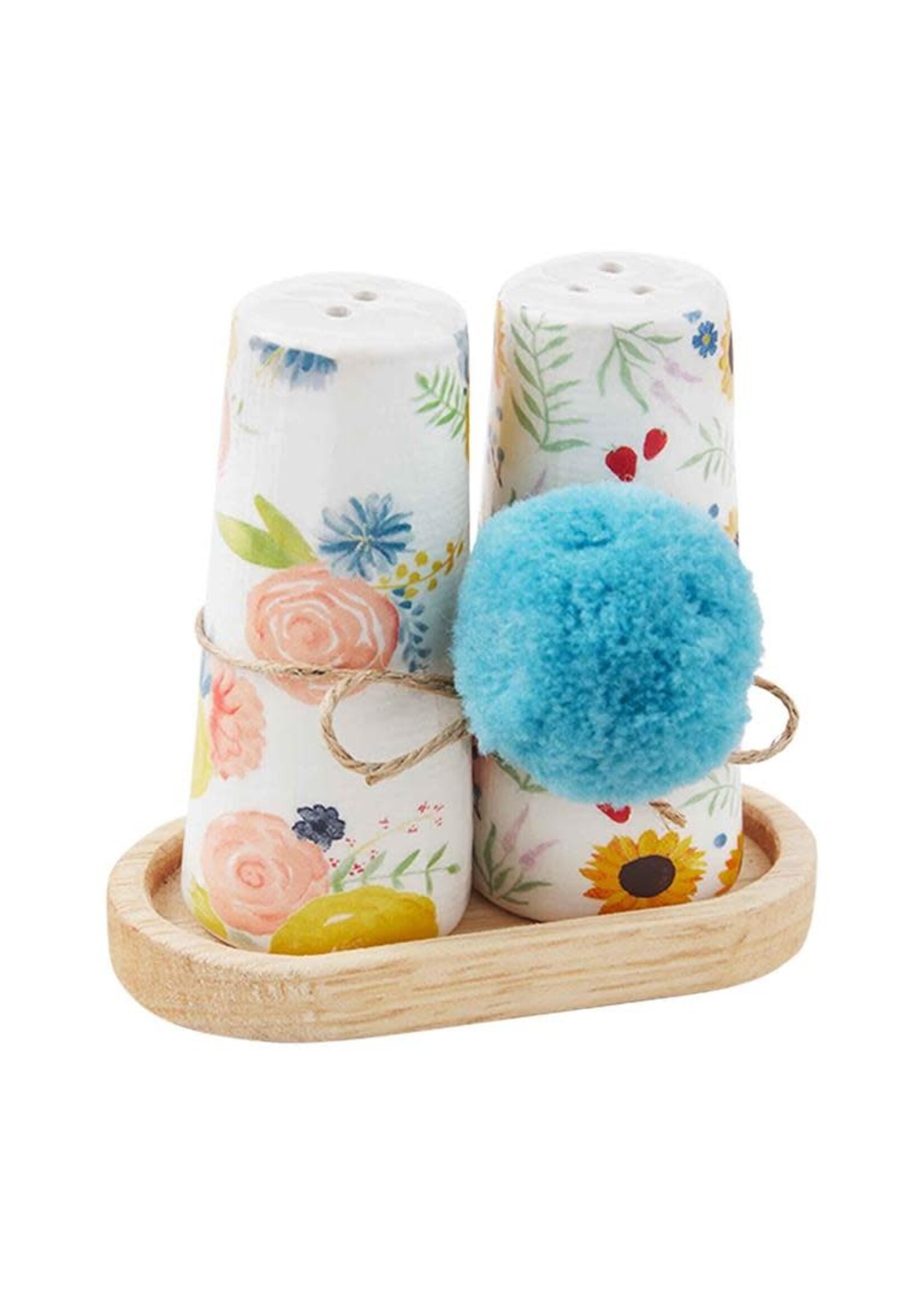 Floral Salt and Pepper