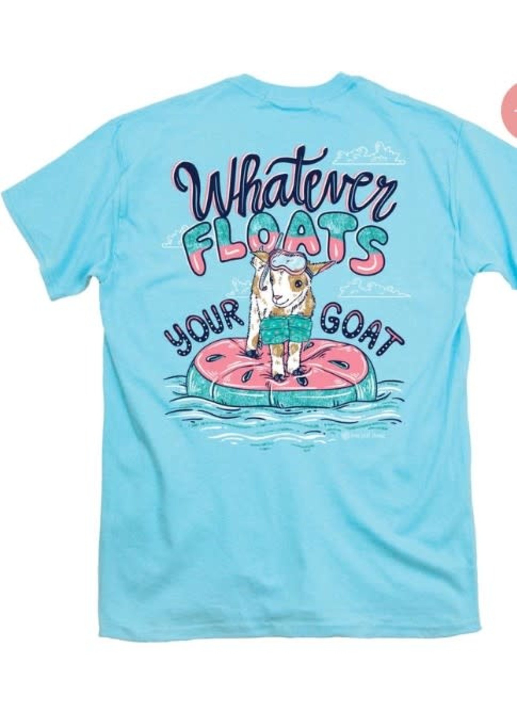 It's a Girl Thing Floats Your Goat Youth Short Sleeve