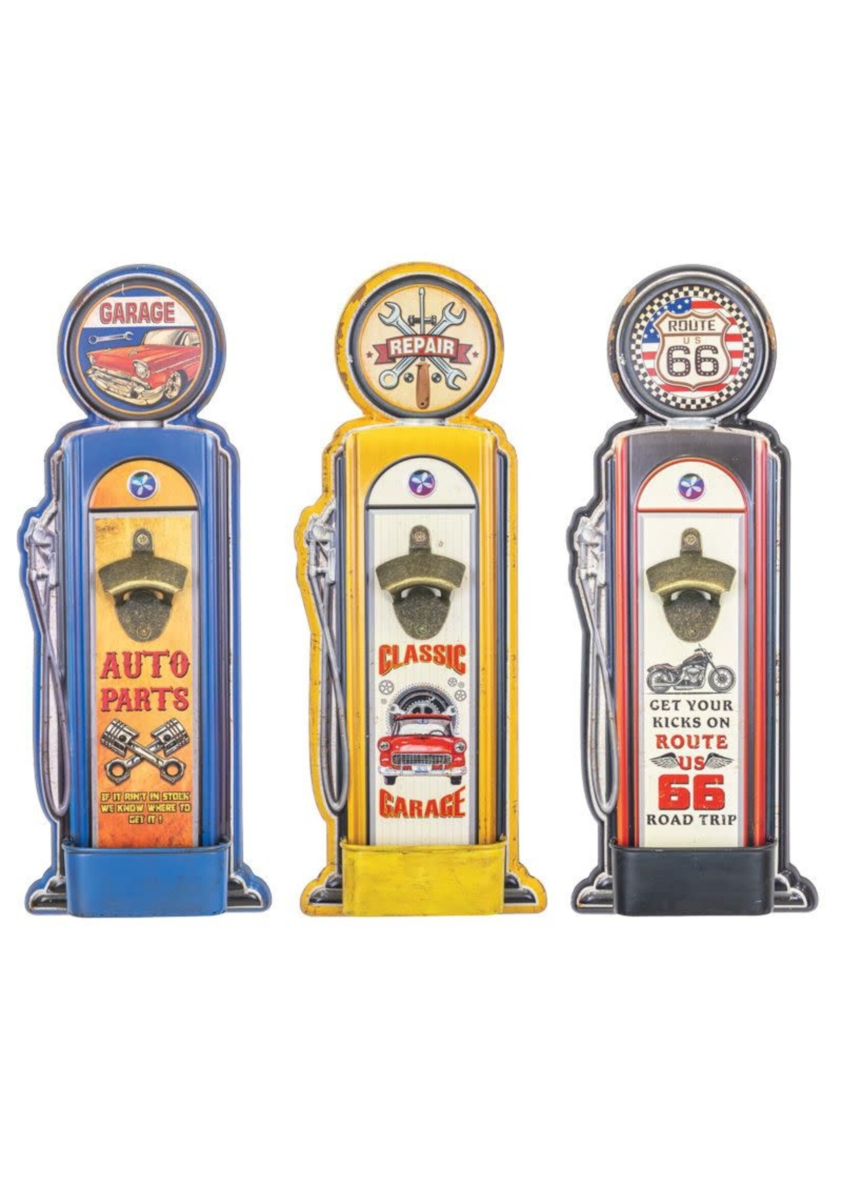 Hanna's Handiworks Garage Gas Pump Bottle Opener