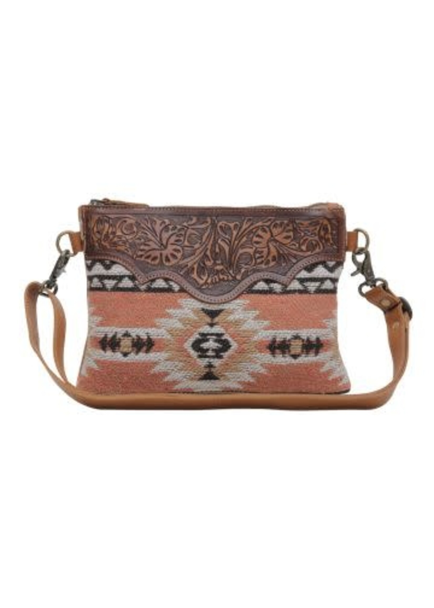 Myra Bag Sansa Chevron Handtooled Bag