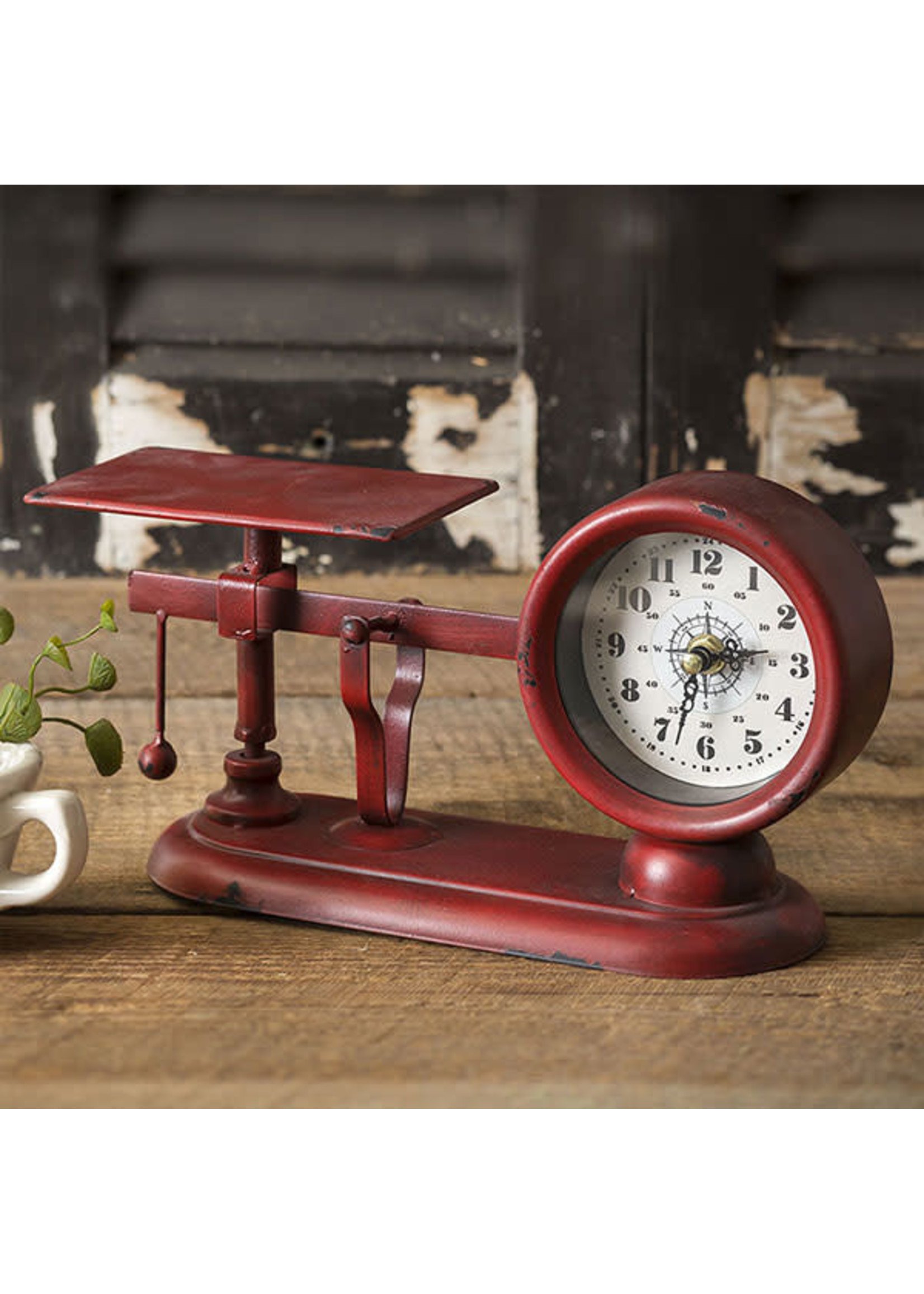 Balance Scale Clock D&M Home and Outdoors