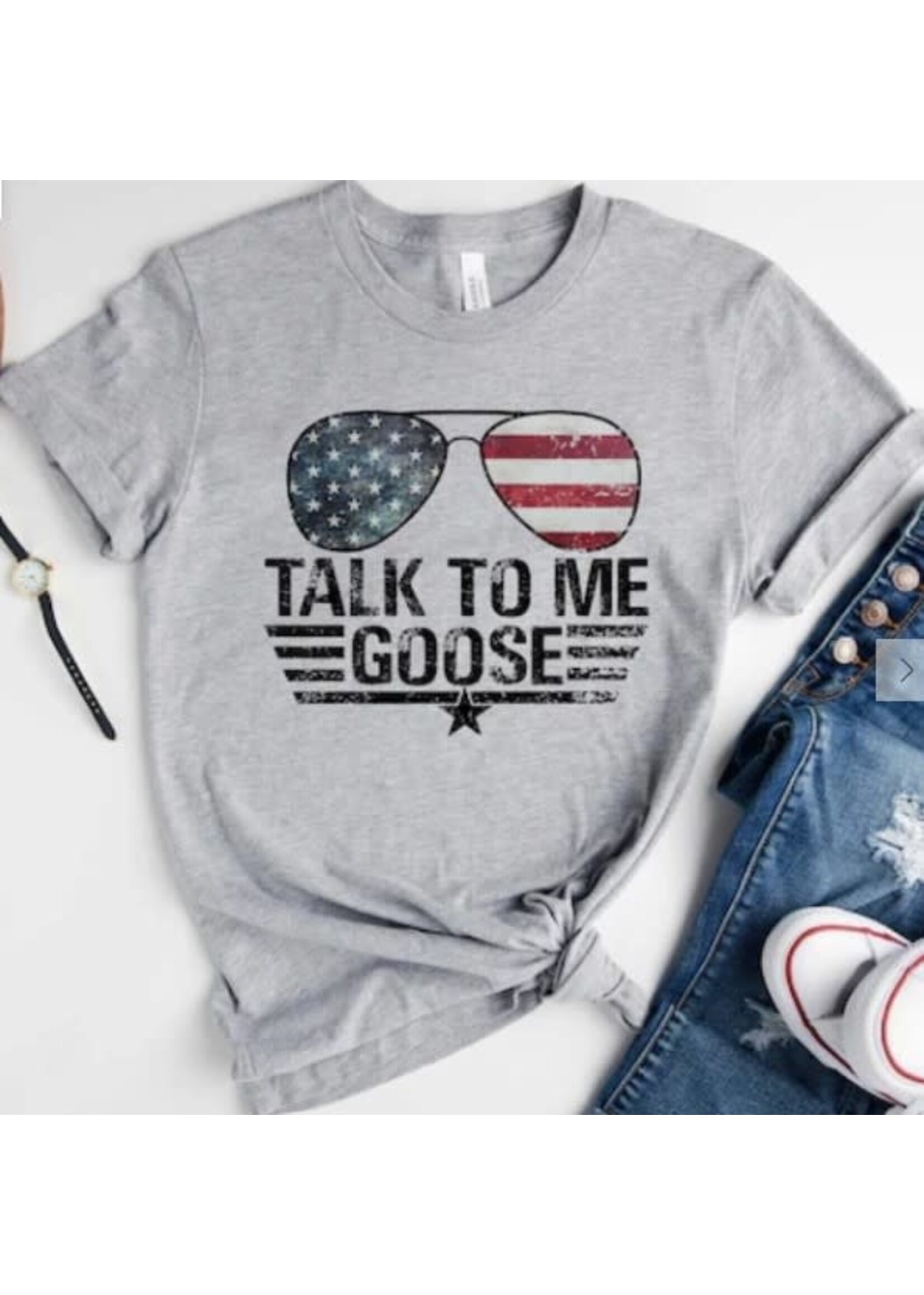 Kissed Apparel Talk to Me Goose USA