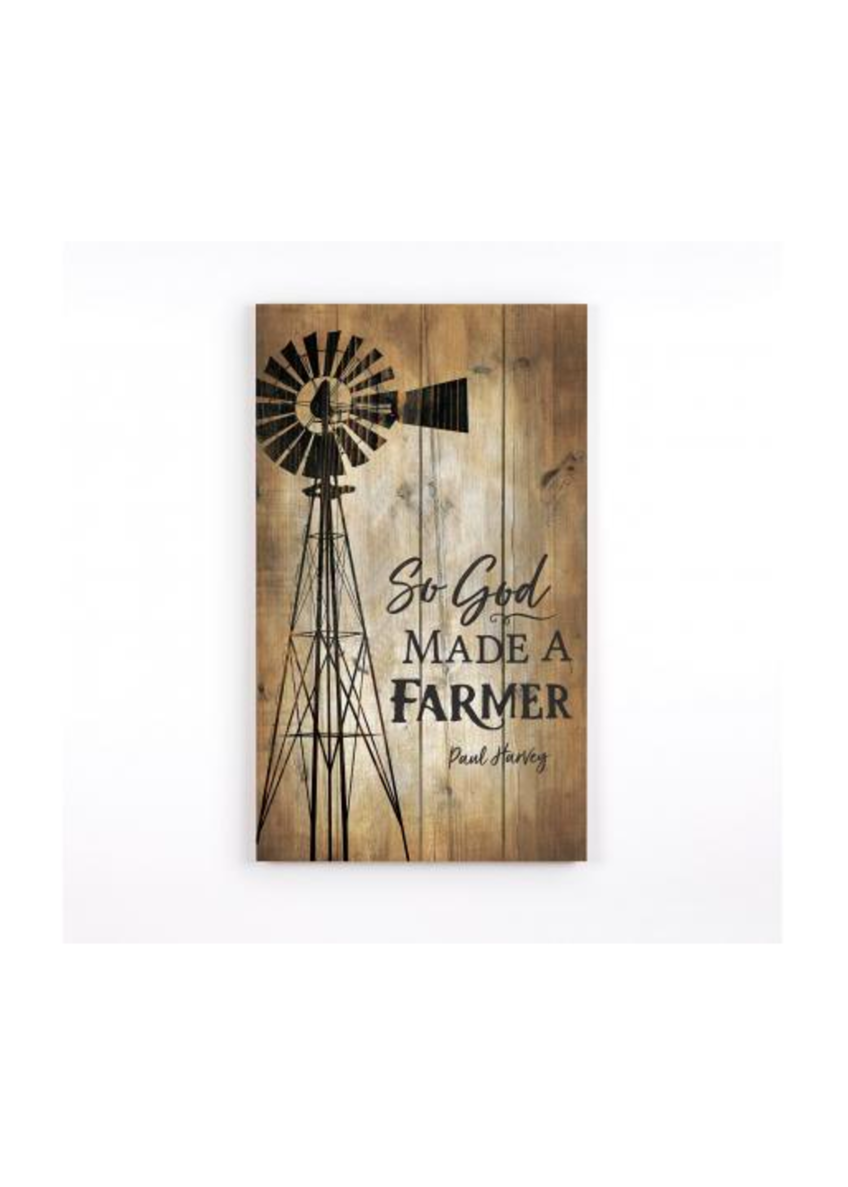 God Made A Farmer Pallet Sign