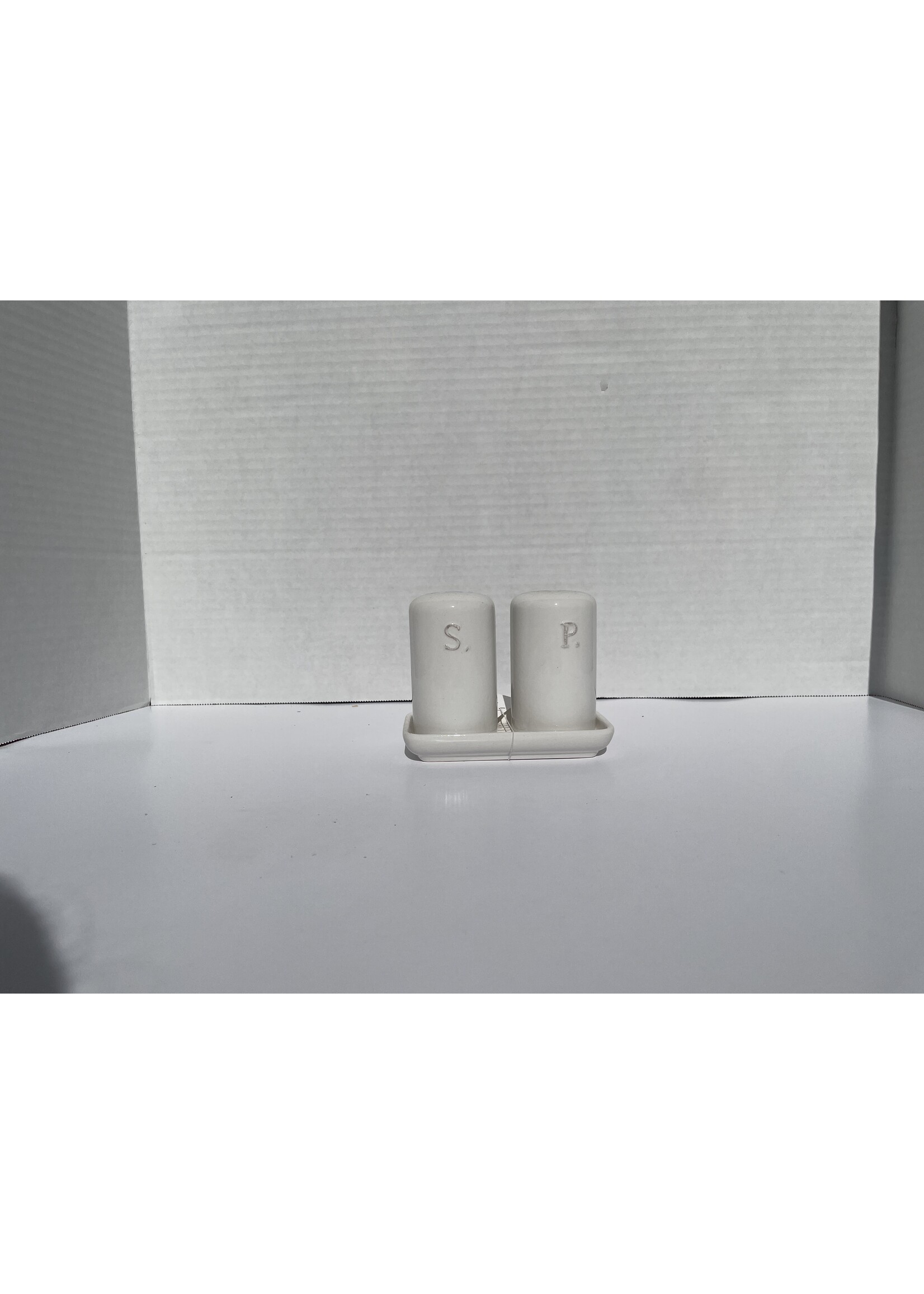 White Cottage Salt and Pepper Shaker