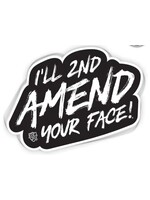 Shield Republic Decal I'll 2nd Amend Your Face