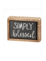 Box Sign Mini - Blessed