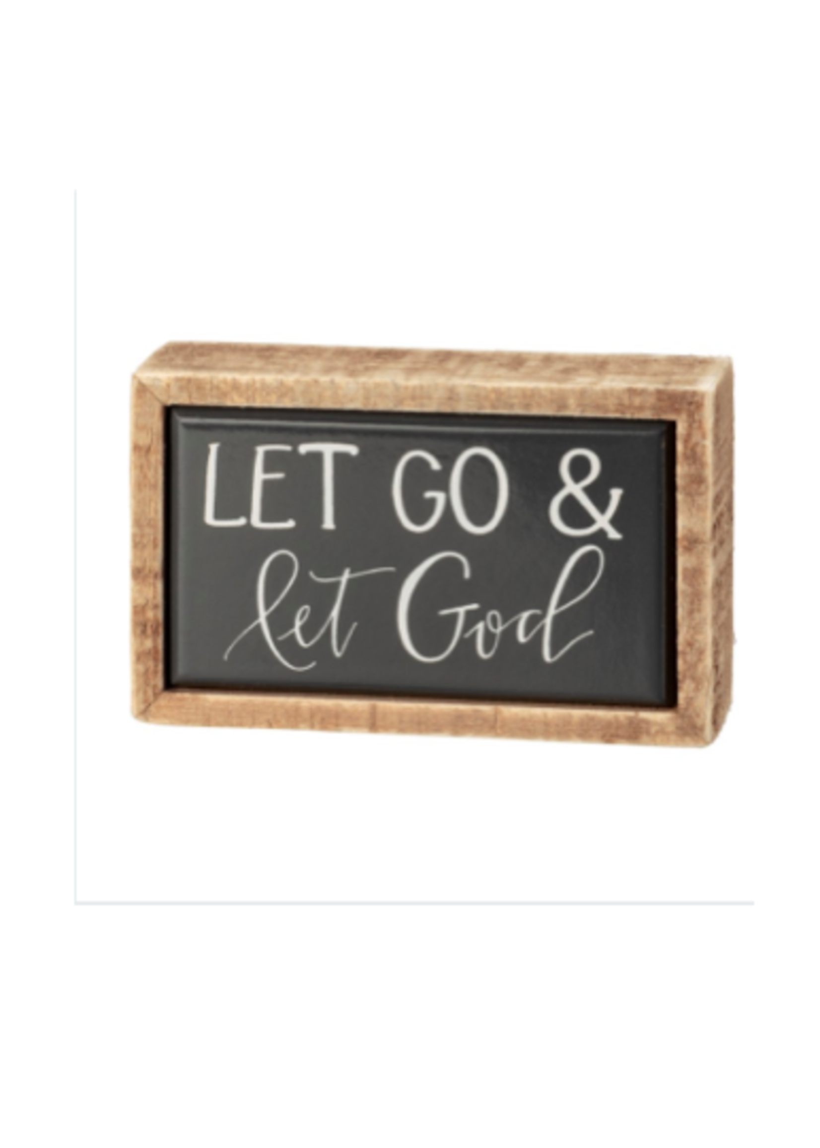 Box Sign Mini - Let God
